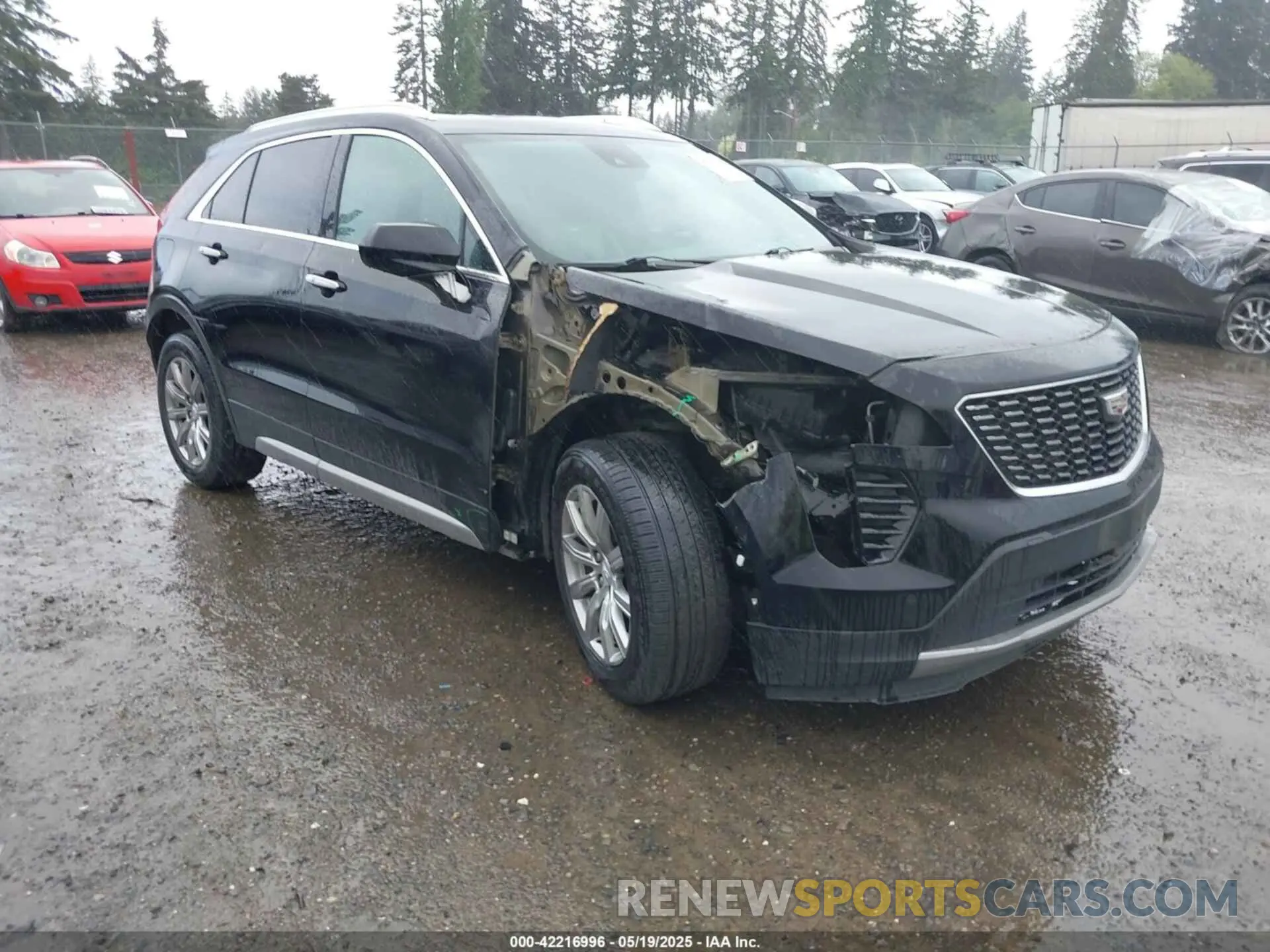 1 Photograph of a damaged car 1GYFZDR45LF049638 CADILLAC XT4 2020