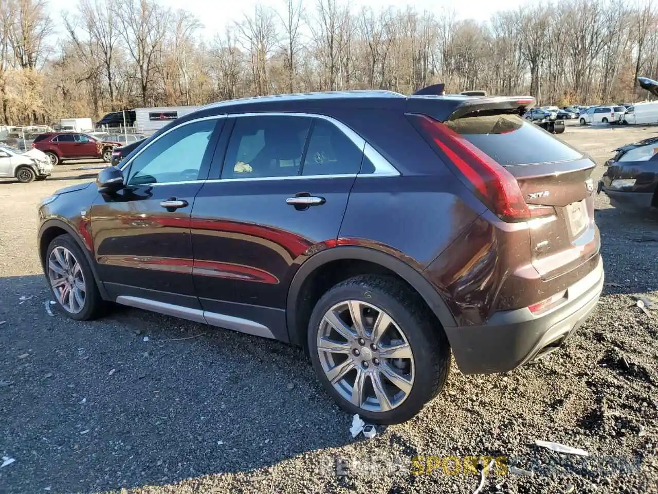 2 Photograph of a damaged car 1GYFZDR46LF075567 CADILLAC XT4 2020