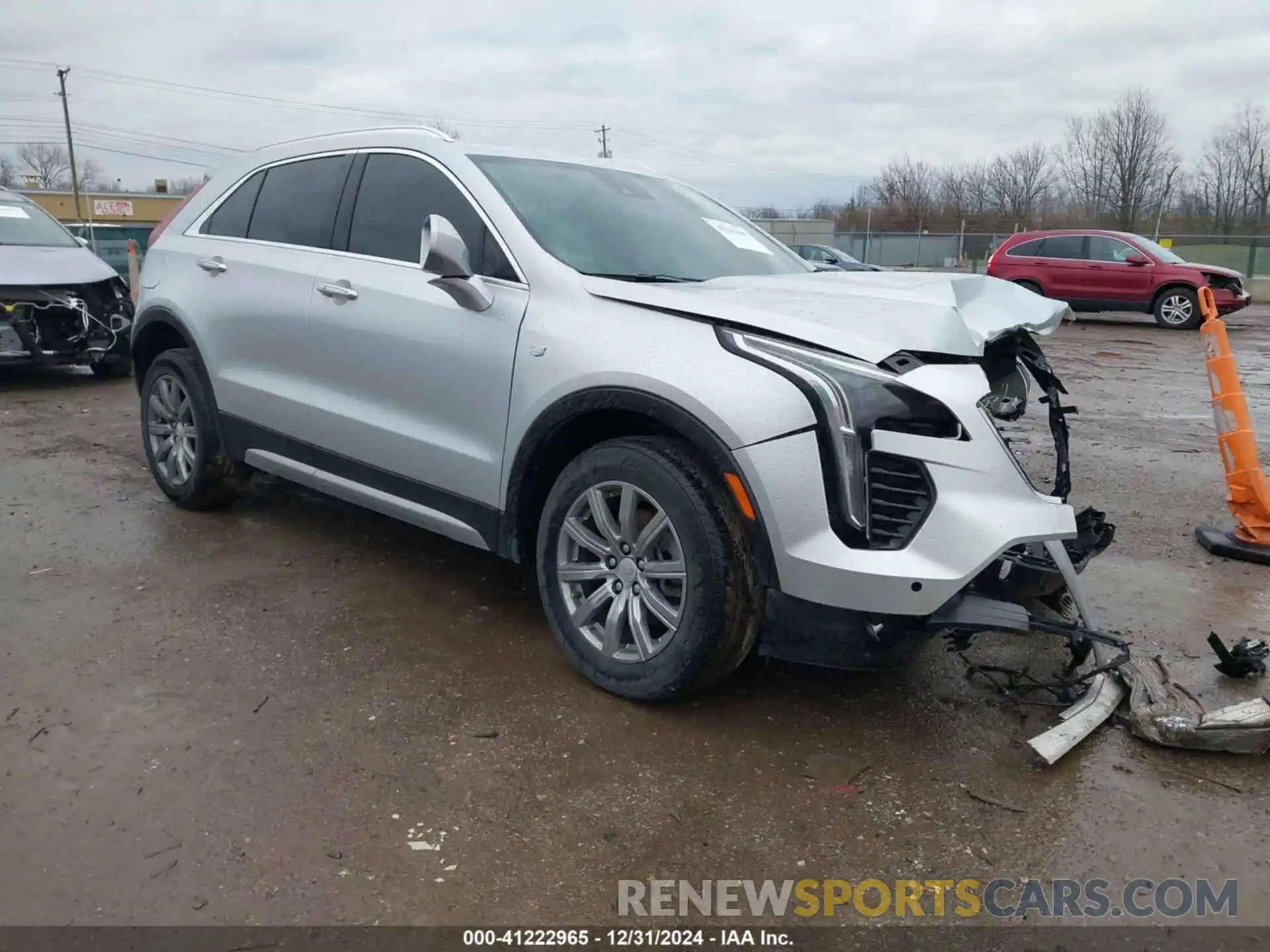 1 Photograph of a damaged car 1GYFZDR49LF056320 CADILLAC XT4 2020