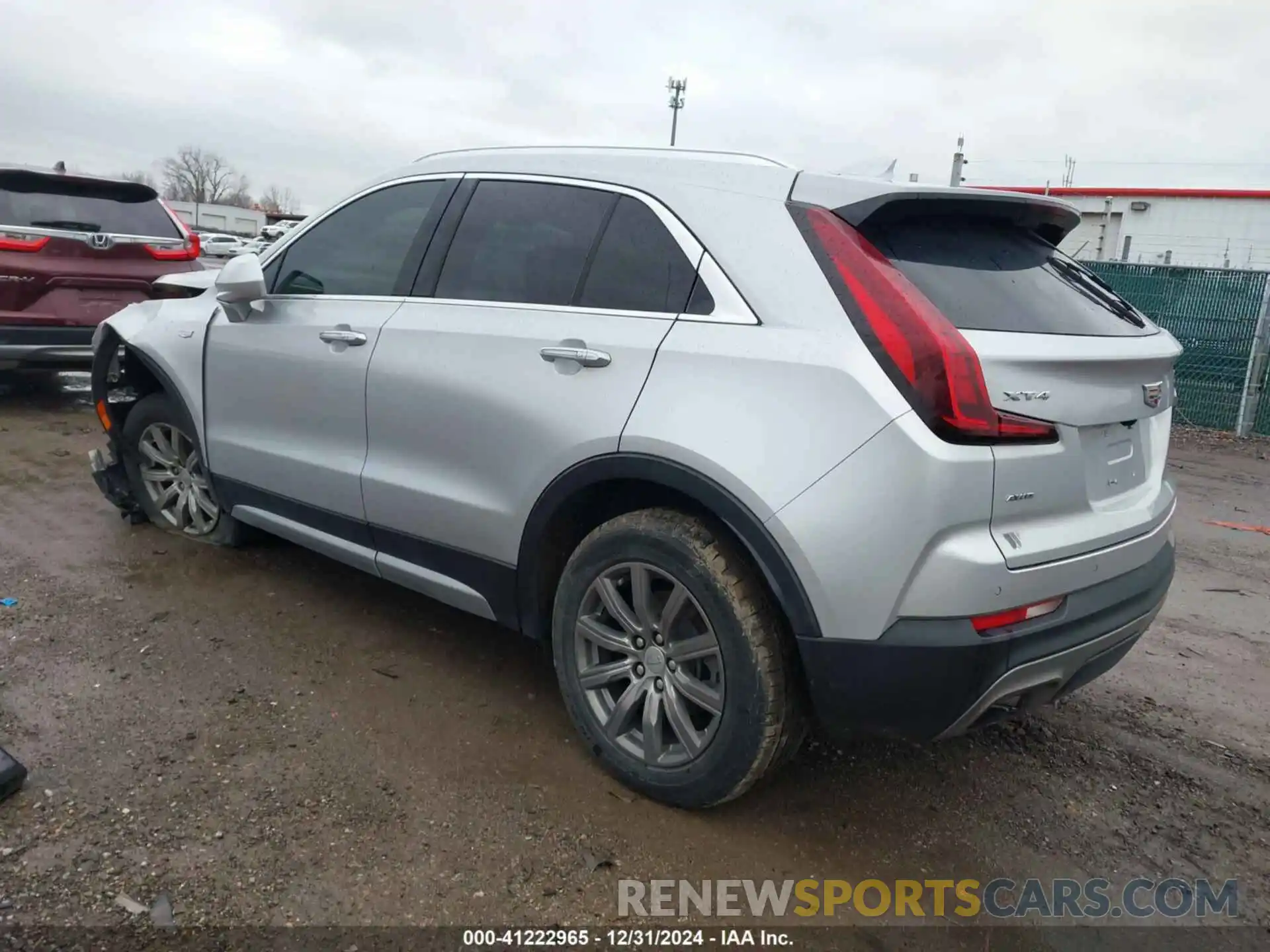 3 Photograph of a damaged car 1GYFZDR49LF056320 CADILLAC XT4 2020