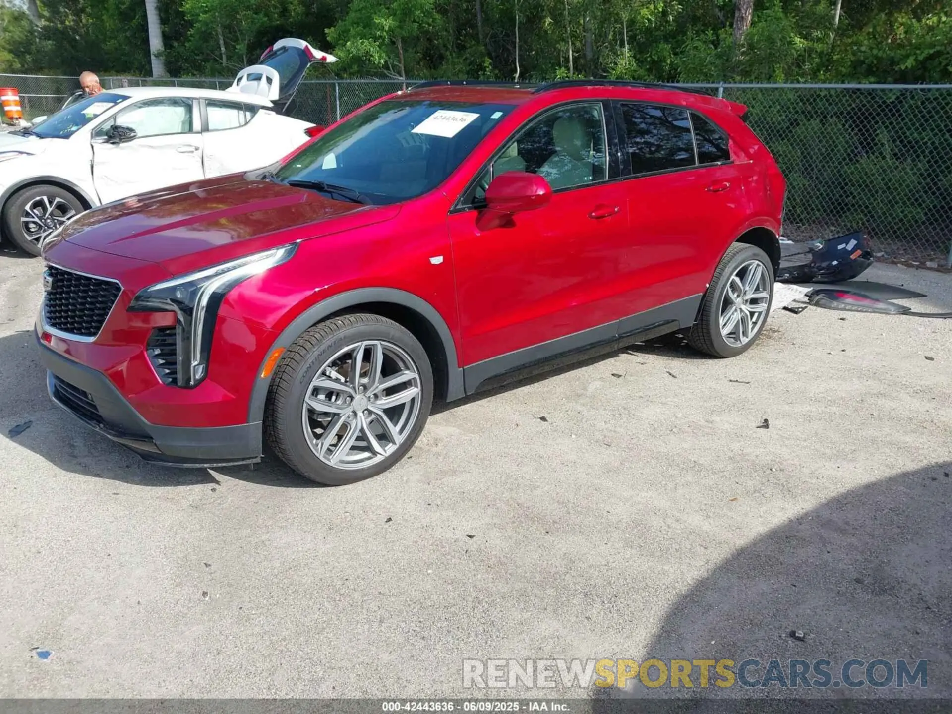 2 Photograph of a damaged car 1GYFZER44LF116168 CADILLAC XT4 2020