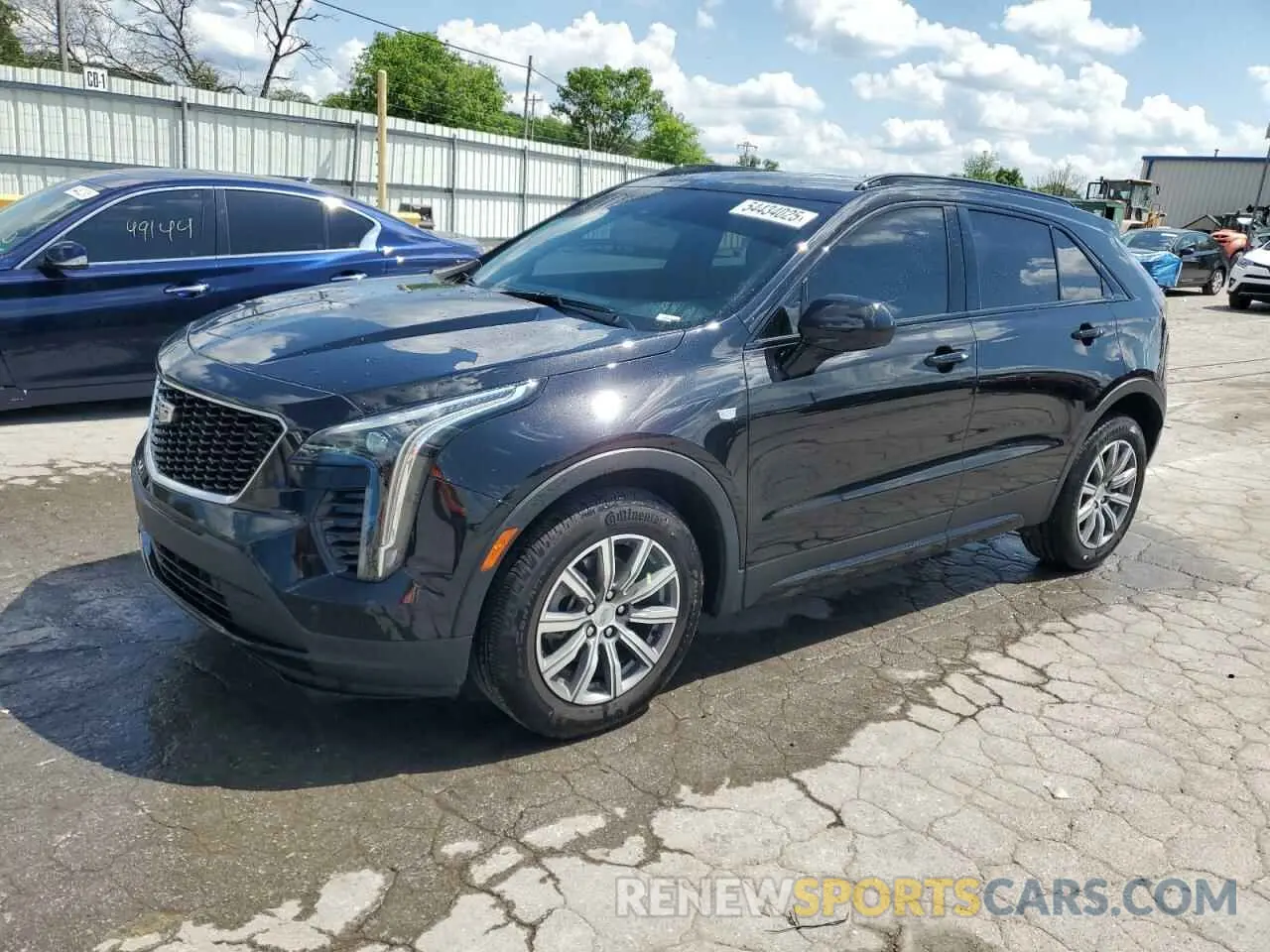 1 Photograph of a damaged car 1GYFZER48LF012489 CADILLAC XT4 2020