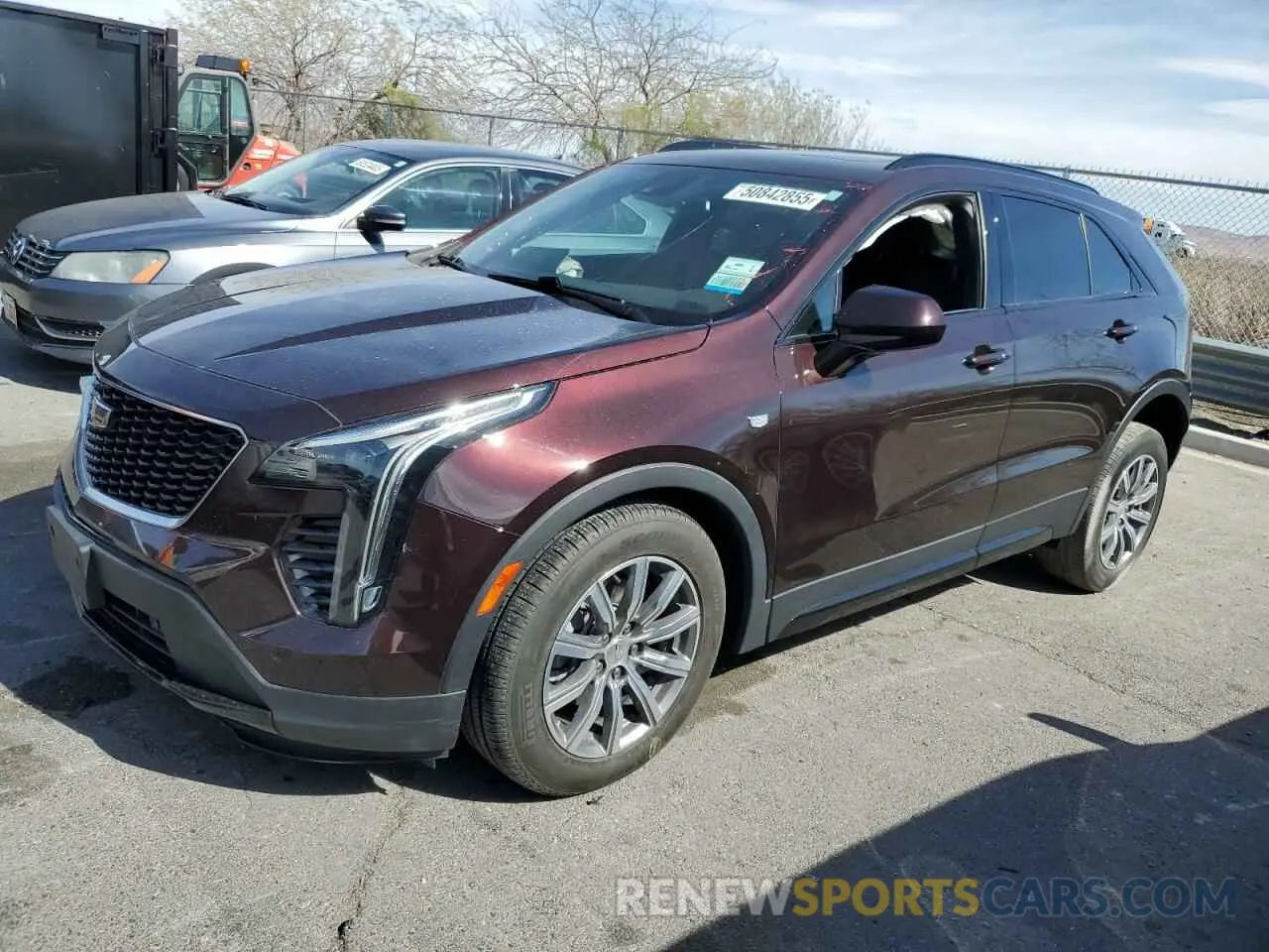 1 Photograph of a damaged car 1GYFZER48LF112432 CADILLAC XT4 2020