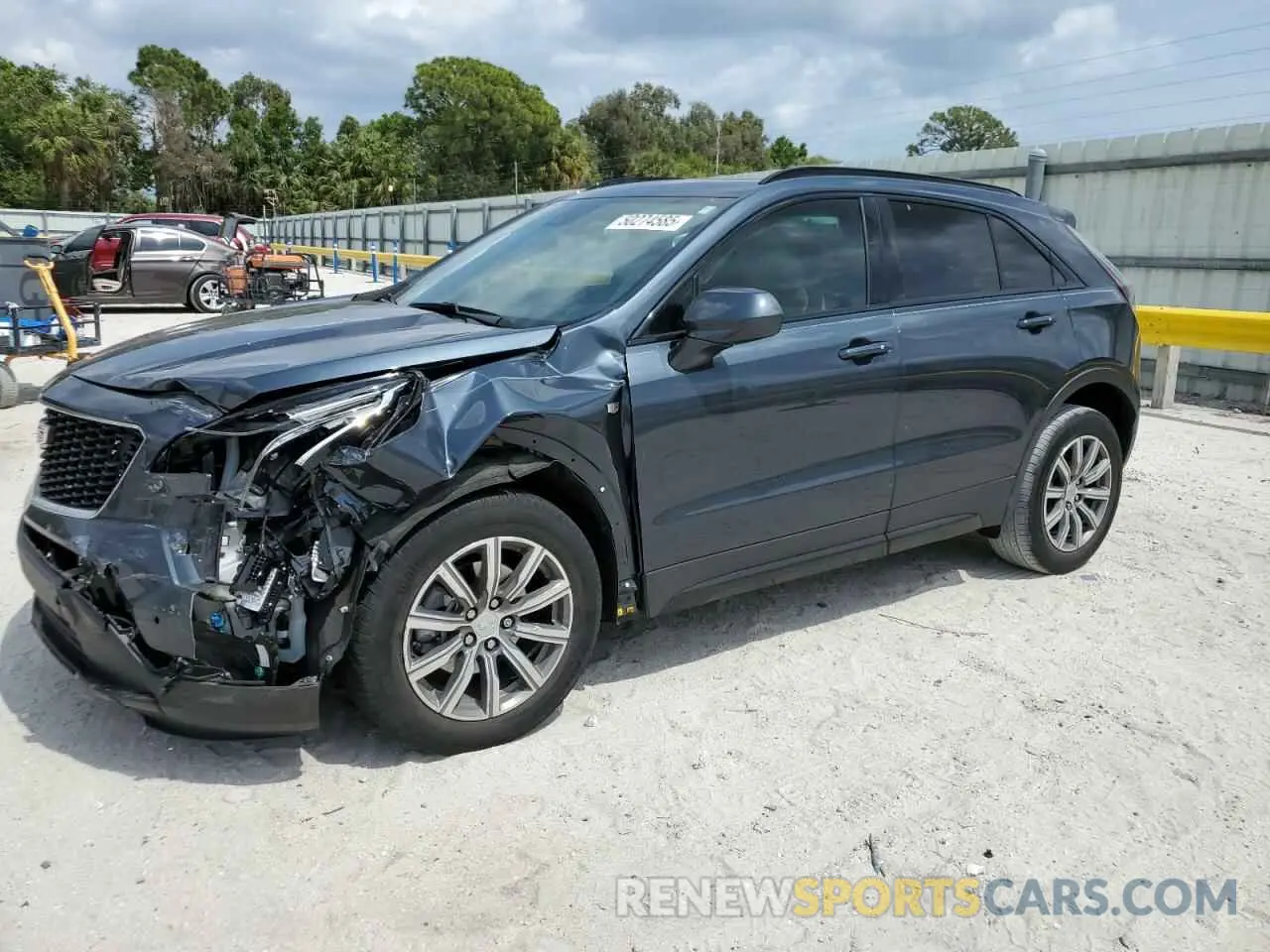1 Photograph of a damaged car 1GYFZER49LF054184 CADILLAC XT4 2020