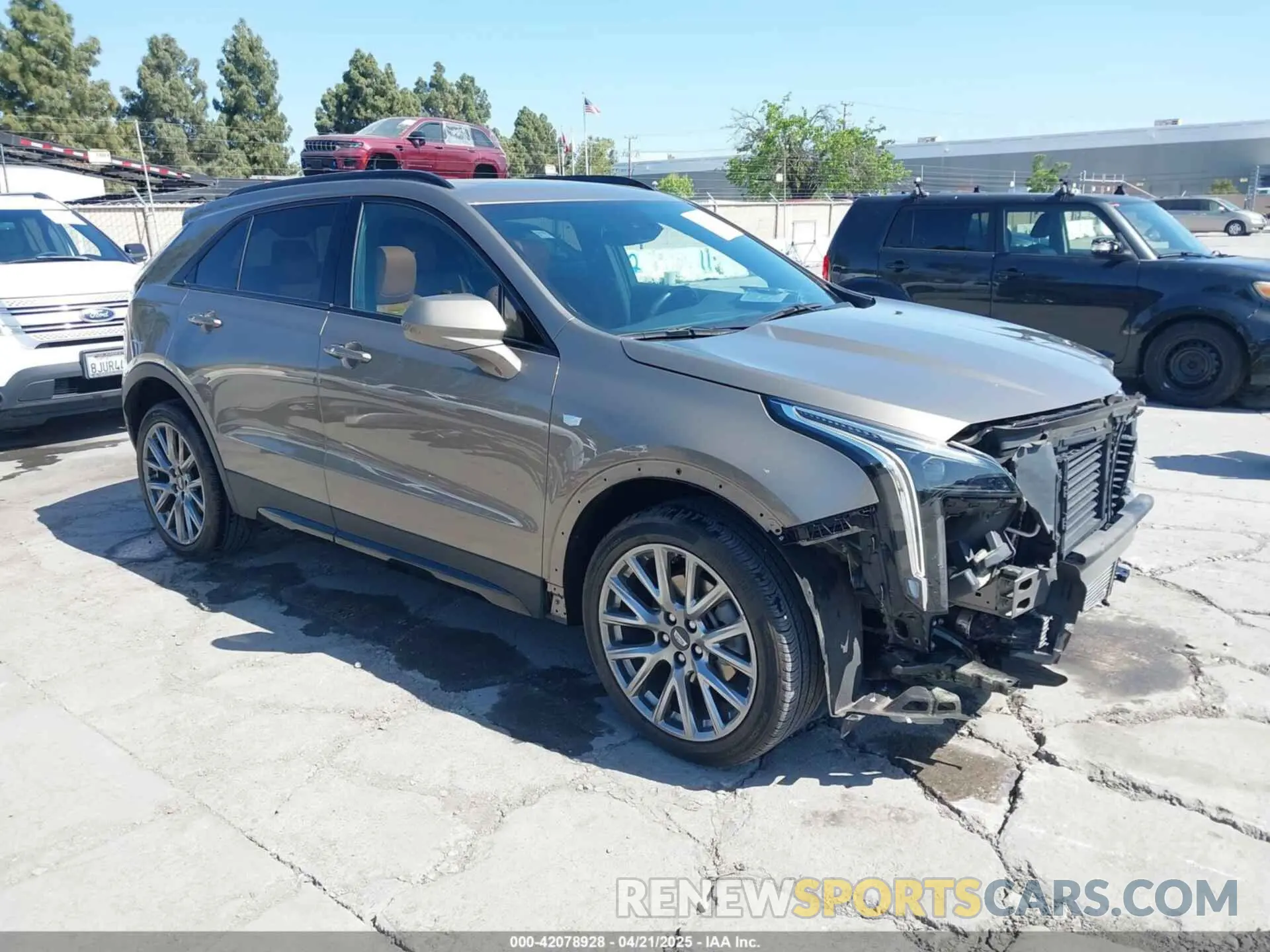 1 Photograph of a damaged car 1GYFZER4XLF032646 CADILLAC XT4 2020