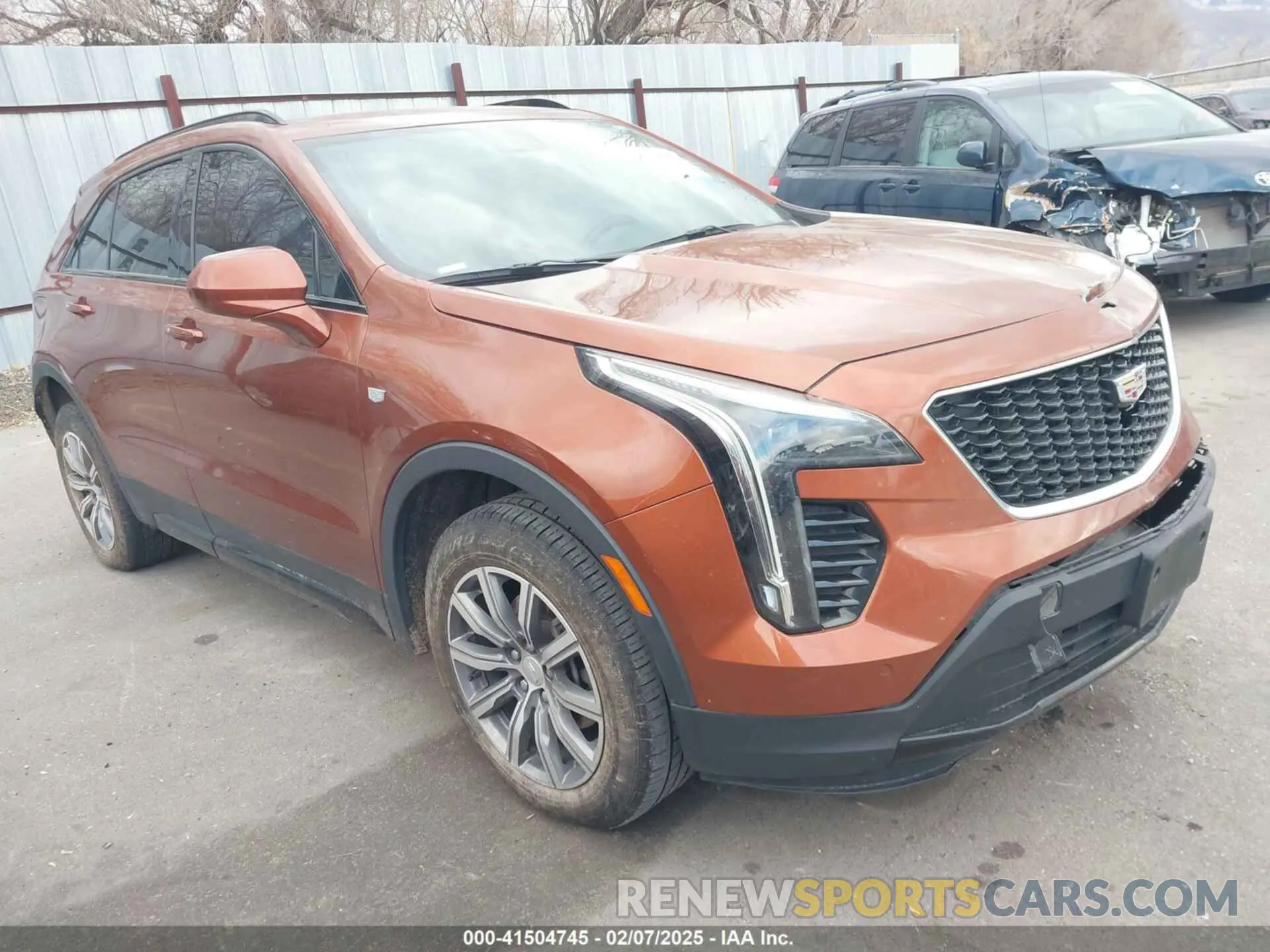 1 Photograph of a damaged car 1GYFZFR41LF132575 CADILLAC XT4 2020