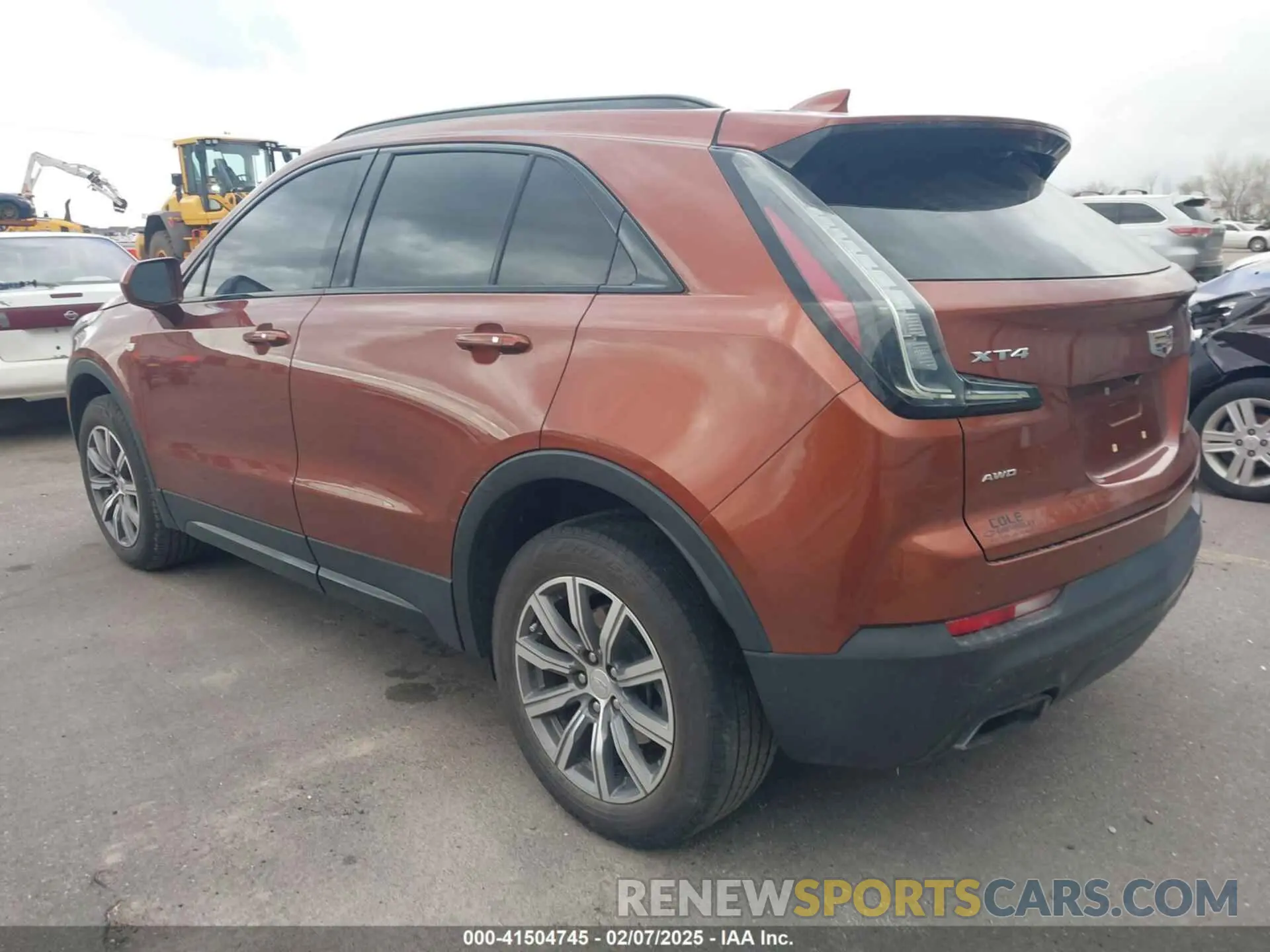 3 Photograph of a damaged car 1GYFZFR41LF132575 CADILLAC XT4 2020