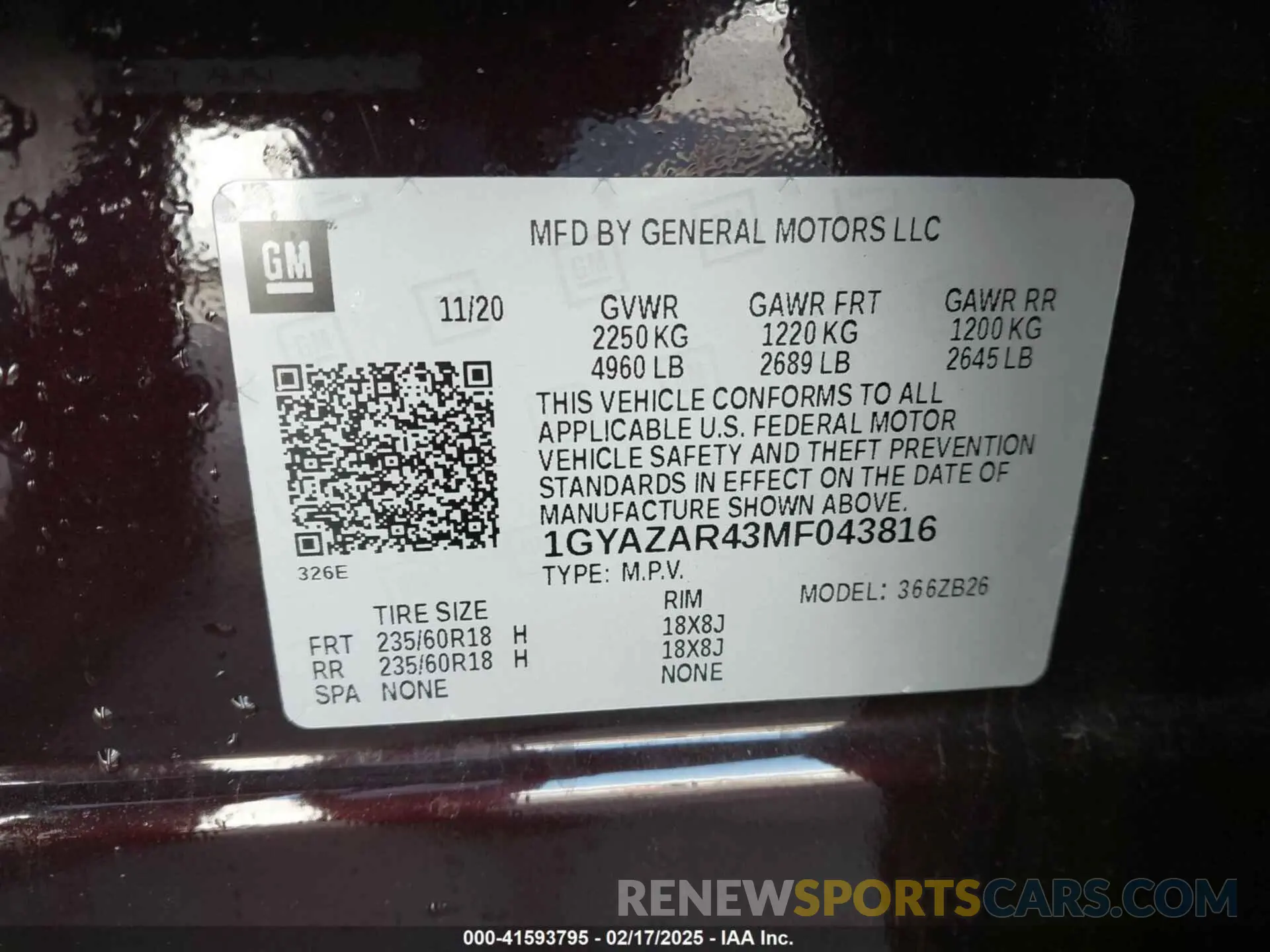 9 Photograph of a damaged car 1GYAZAR43MF043816 CADILLAC XT4 2021
