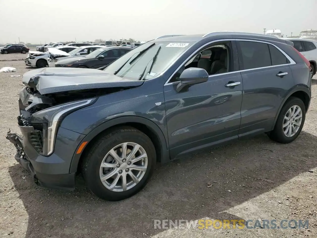1 Photograph of a damaged car 1GYAZAR45MF000983 CADILLAC XT4 2021