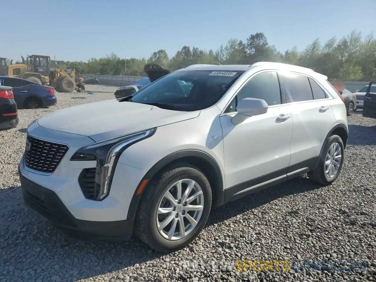 1 Photograph of a damaged car 1GYAZAR46MF000278 CADILLAC XT4 2021