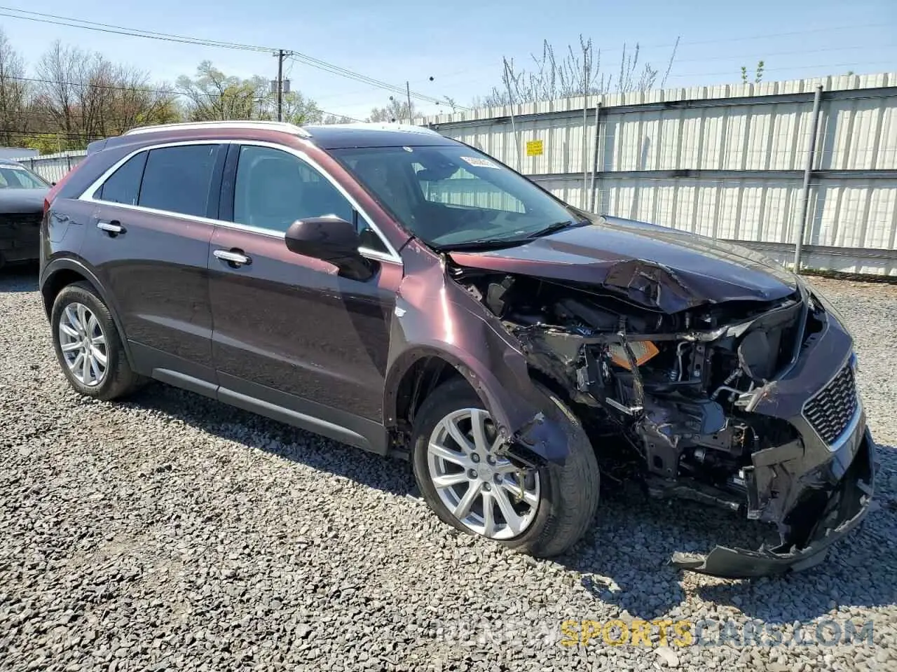4 Photograph of a damaged car 1GYFZBR47MF022799 CADILLAC XT4 2021