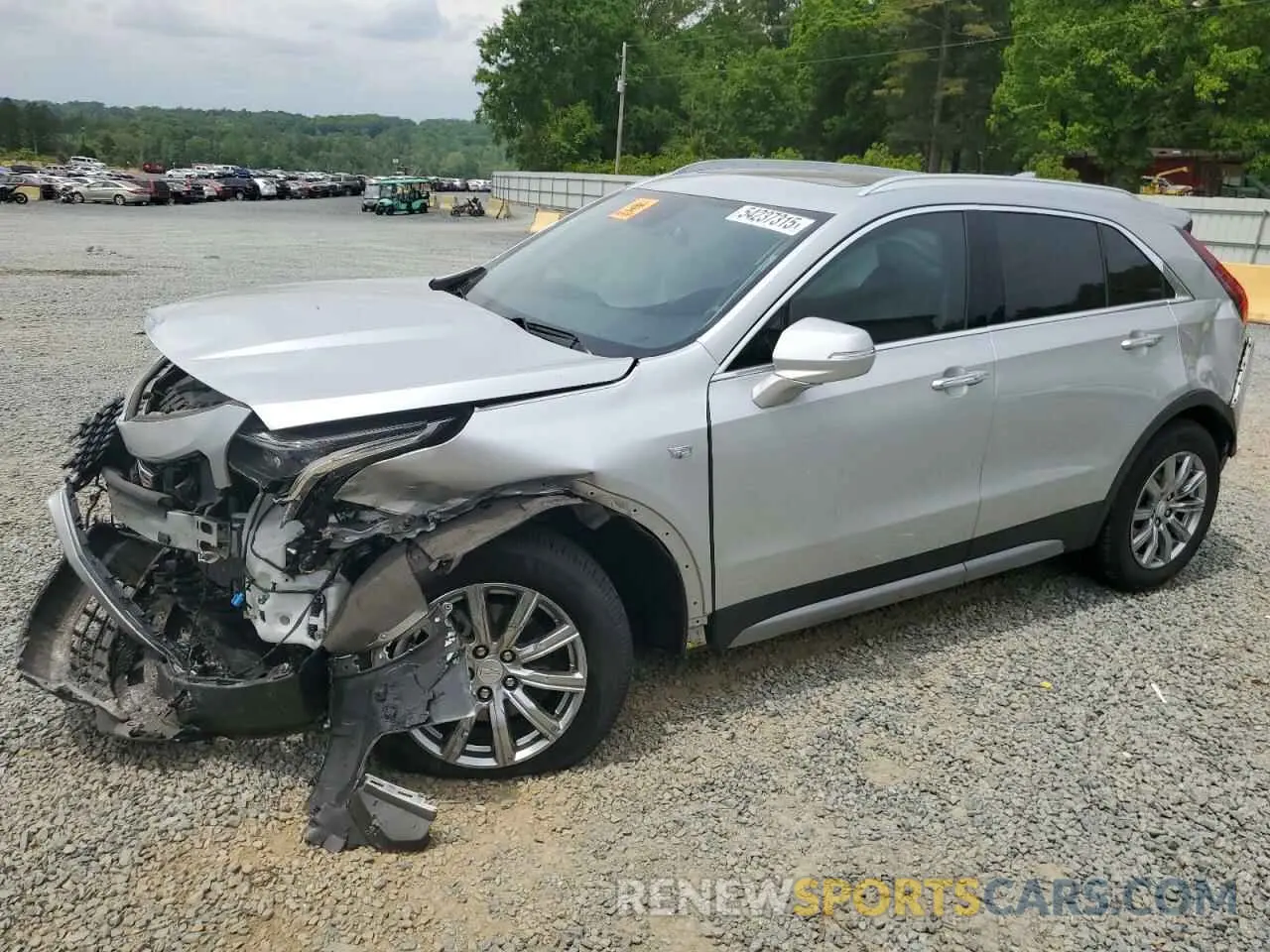 1 Photograph of a damaged car 1GYFZCR40MF000293 CADILLAC XT4 2021