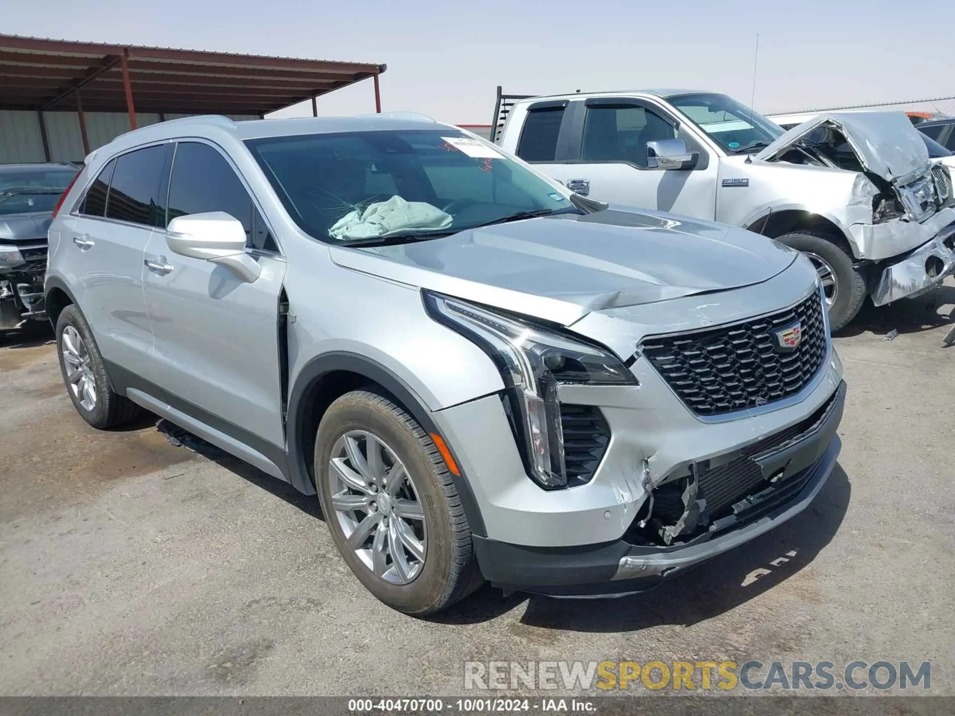 1 Photograph of a damaged car 1GYFZCR42MF005253 CADILLAC XT4 2021