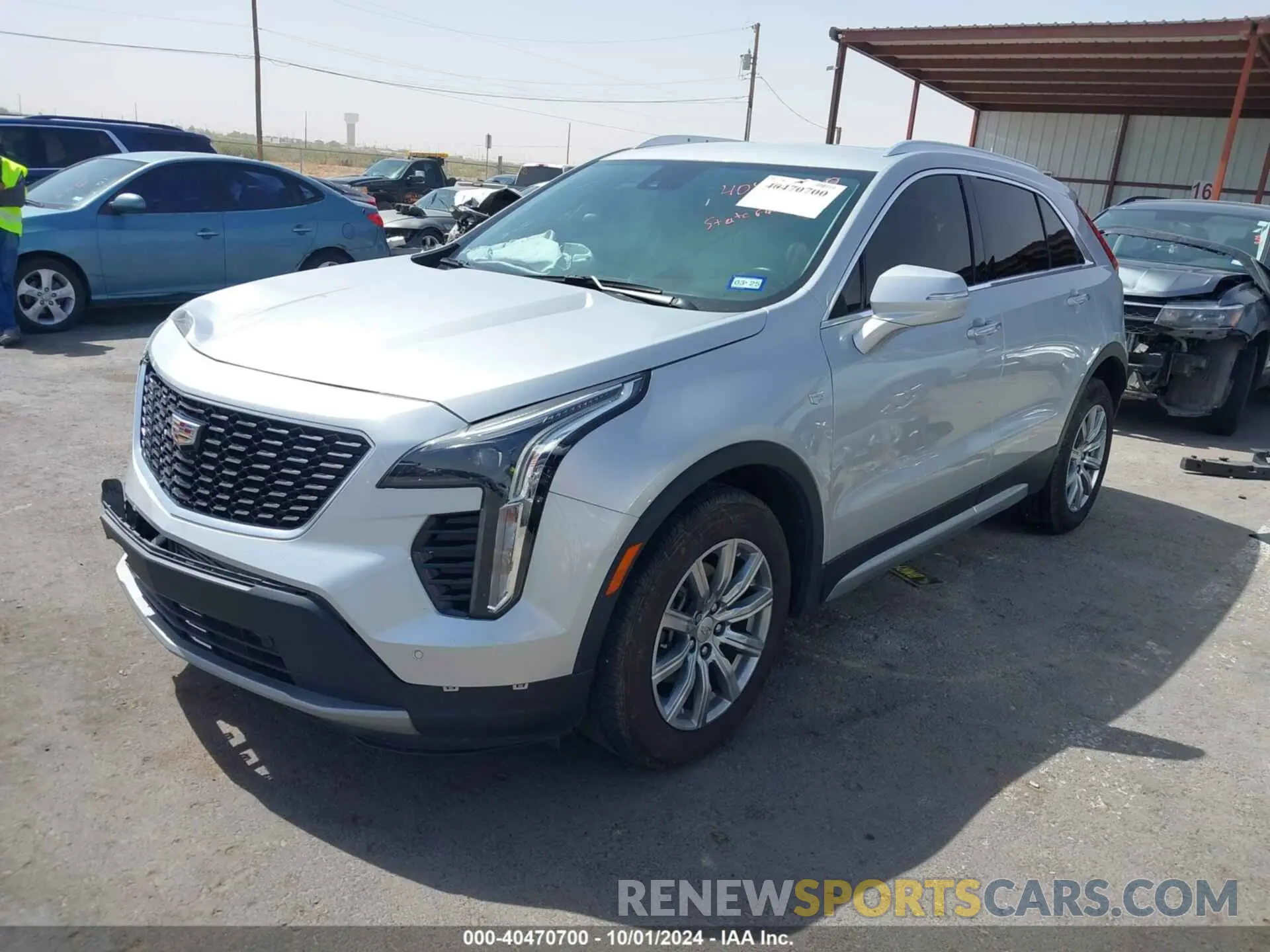 2 Photograph of a damaged car 1GYFZCR42MF005253 CADILLAC XT4 2021