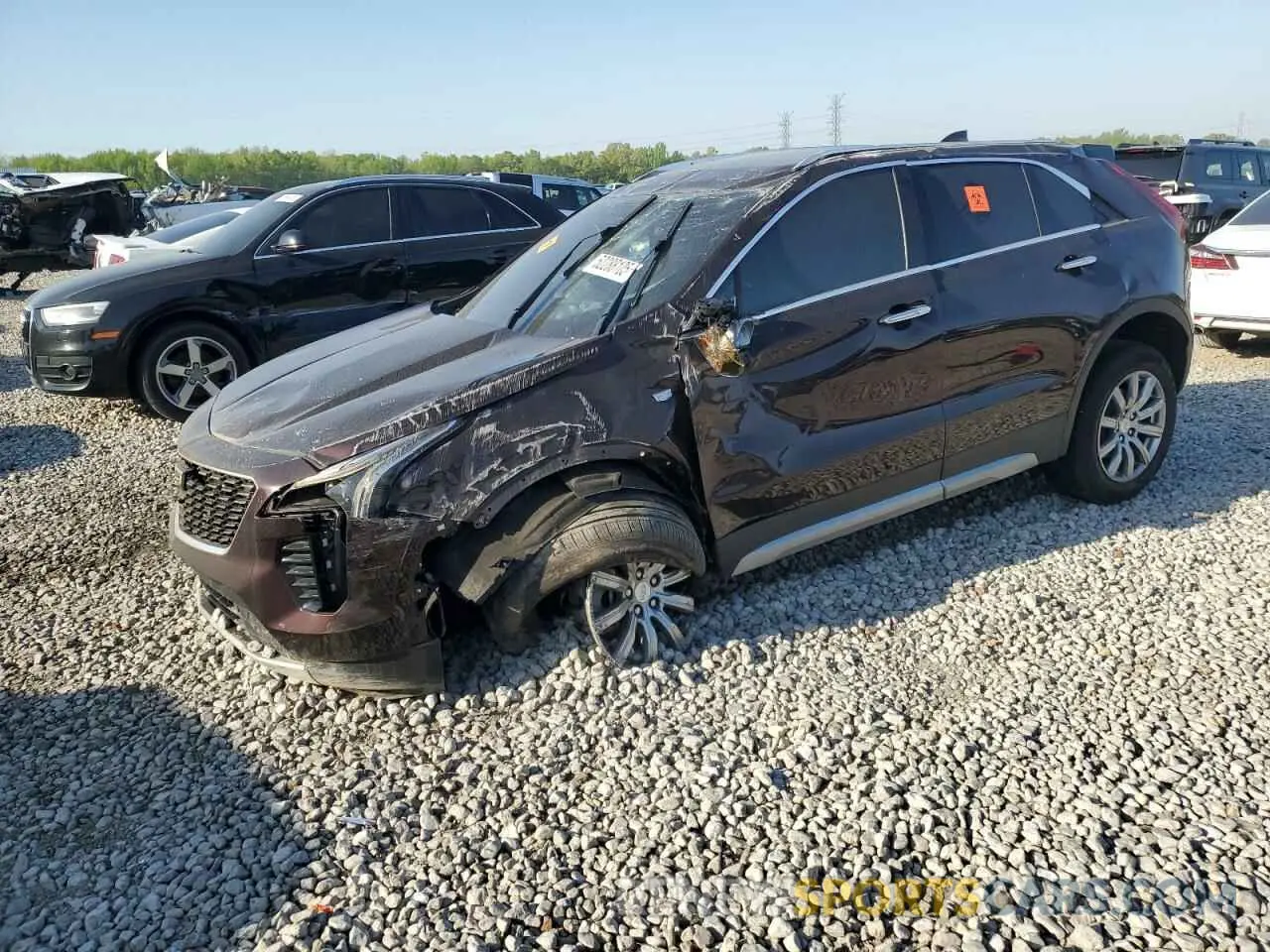 1 Photograph of a damaged car 1GYFZCR45MF002654 CADILLAC XT4 2021