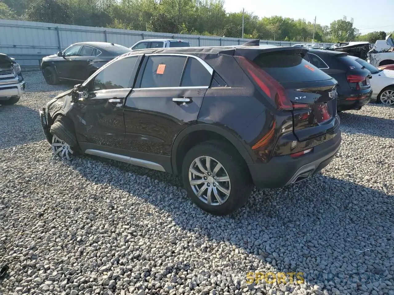 2 Photograph of a damaged car 1GYFZCR45MF002654 CADILLAC XT4 2021