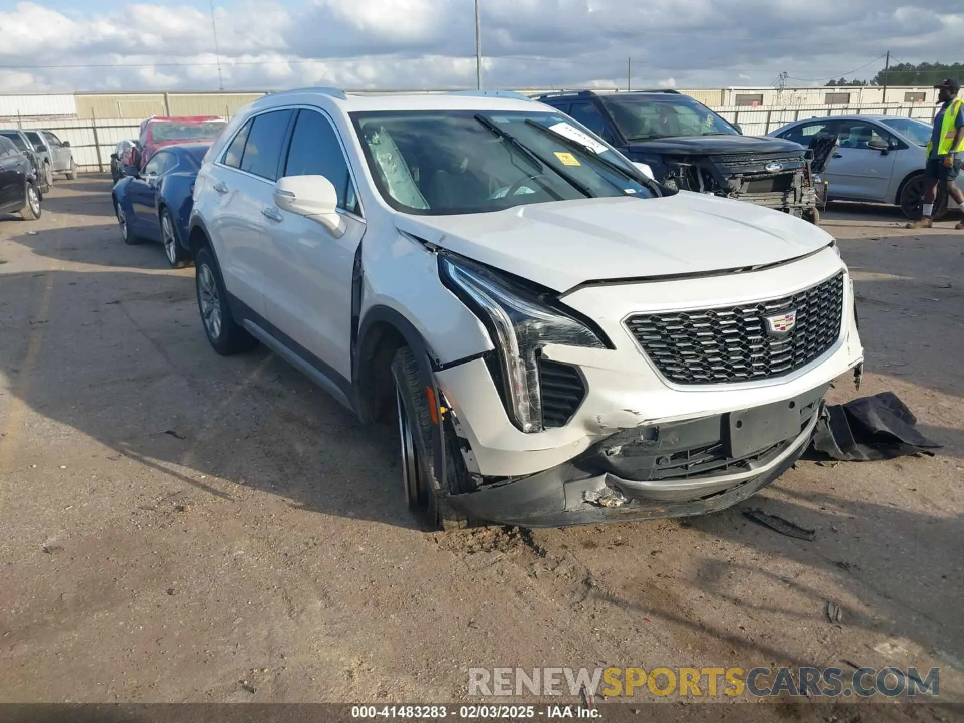 1 Photograph of a damaged car 1GYFZCR47MF084998 CADILLAC XT4 2021