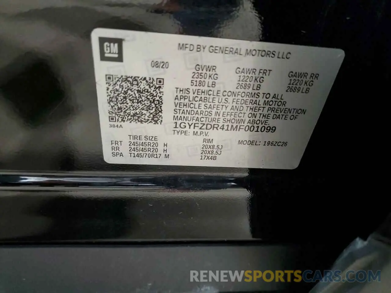 13 Photograph of a damaged car 1GYFZDR41MF001099 CADILLAC XT4 2021