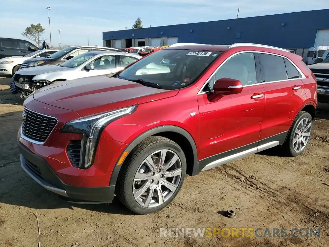 1 Photograph of a damaged car 1GYFZDR43MF016770 CADILLAC XT4 2021
