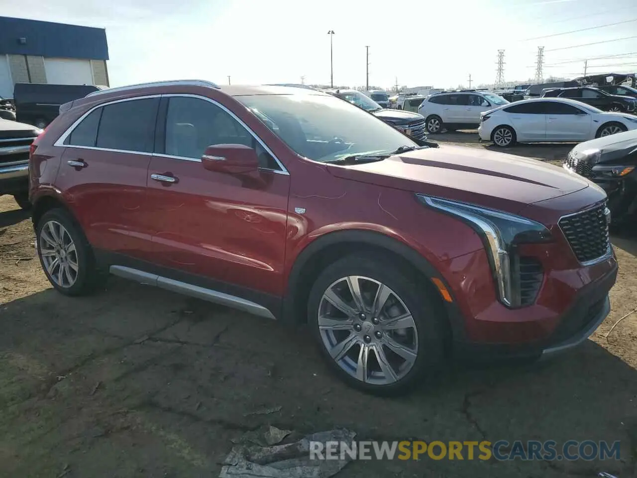 4 Photograph of a damaged car 1GYFZDR43MF016770 CADILLAC XT4 2021