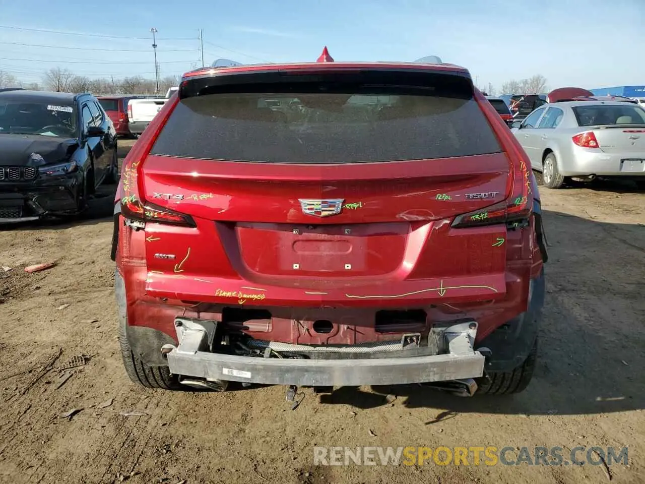 6 Photograph of a damaged car 1GYFZDR43MF016770 CADILLAC XT4 2021
