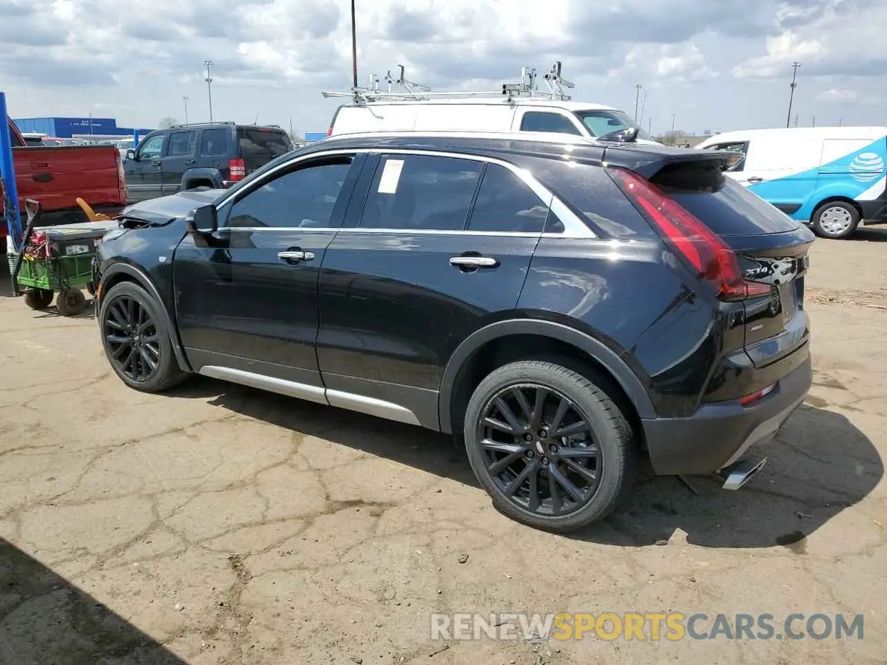 2 Photograph of a damaged car 1GYFZDR48MF081095 CADILLAC XT4 2021