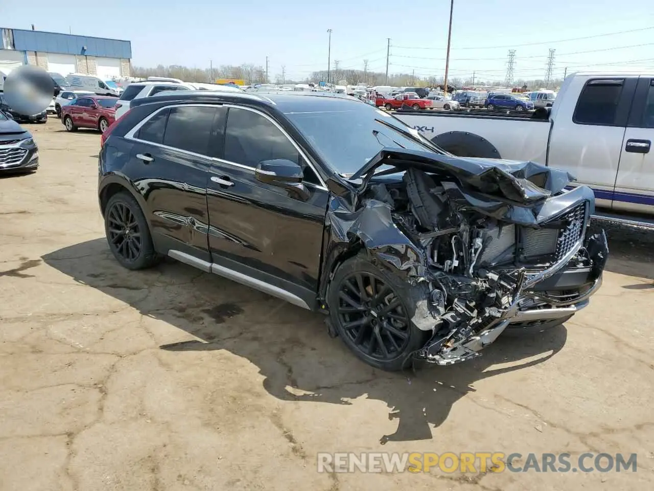 4 Photograph of a damaged car 1GYFZDR48MF081095 CADILLAC XT4 2021