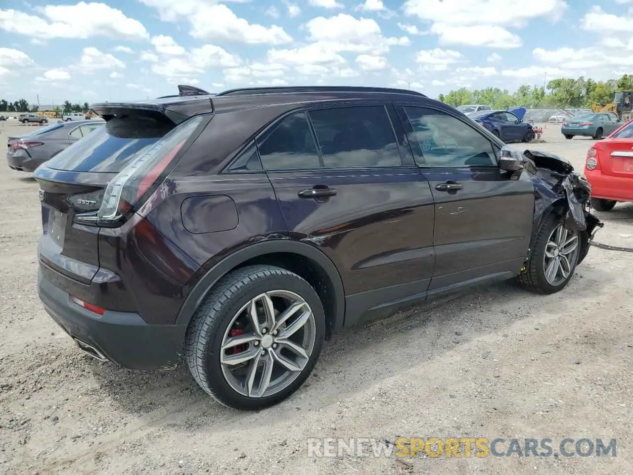 3 Photograph of a damaged car 1GYFZER43MF001188 CADILLAC XT4 2021