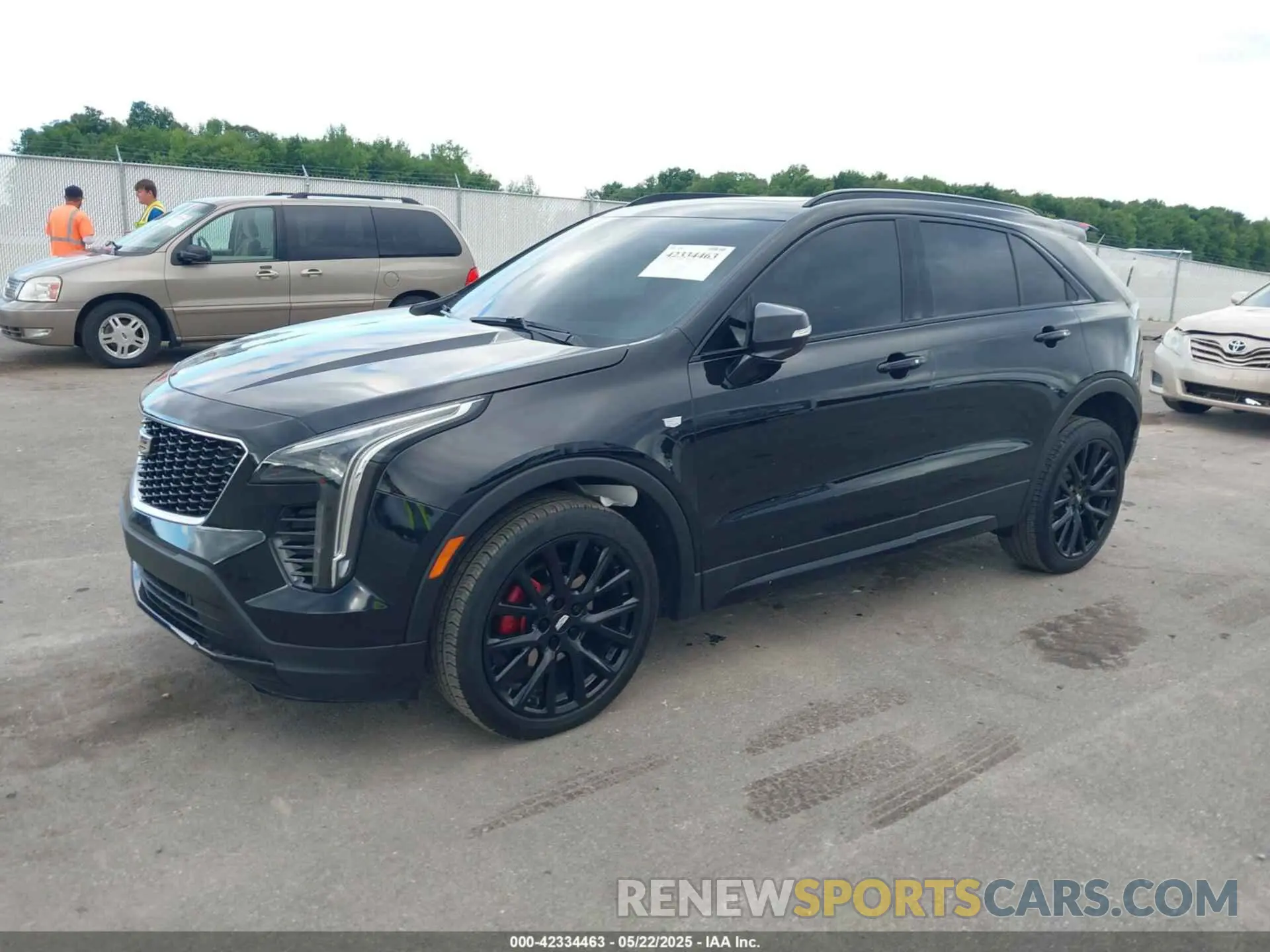 2 Photograph of a damaged car 1GYFZER48MF081247 CADILLAC XT4 2021