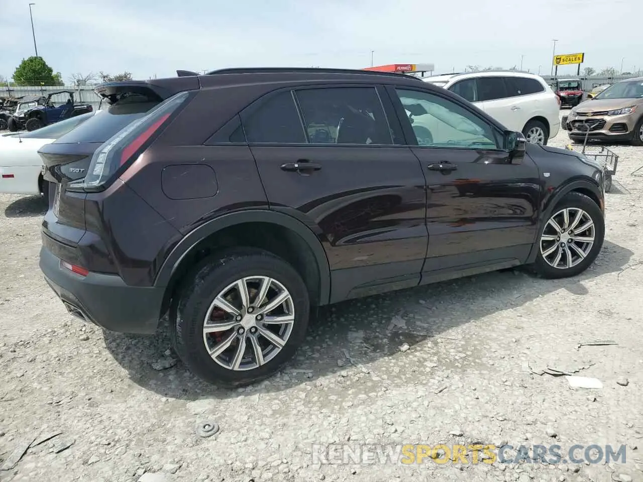 3 Photograph of a damaged car 1GYFZFR41MF036477 CADILLAC XT4 2021
