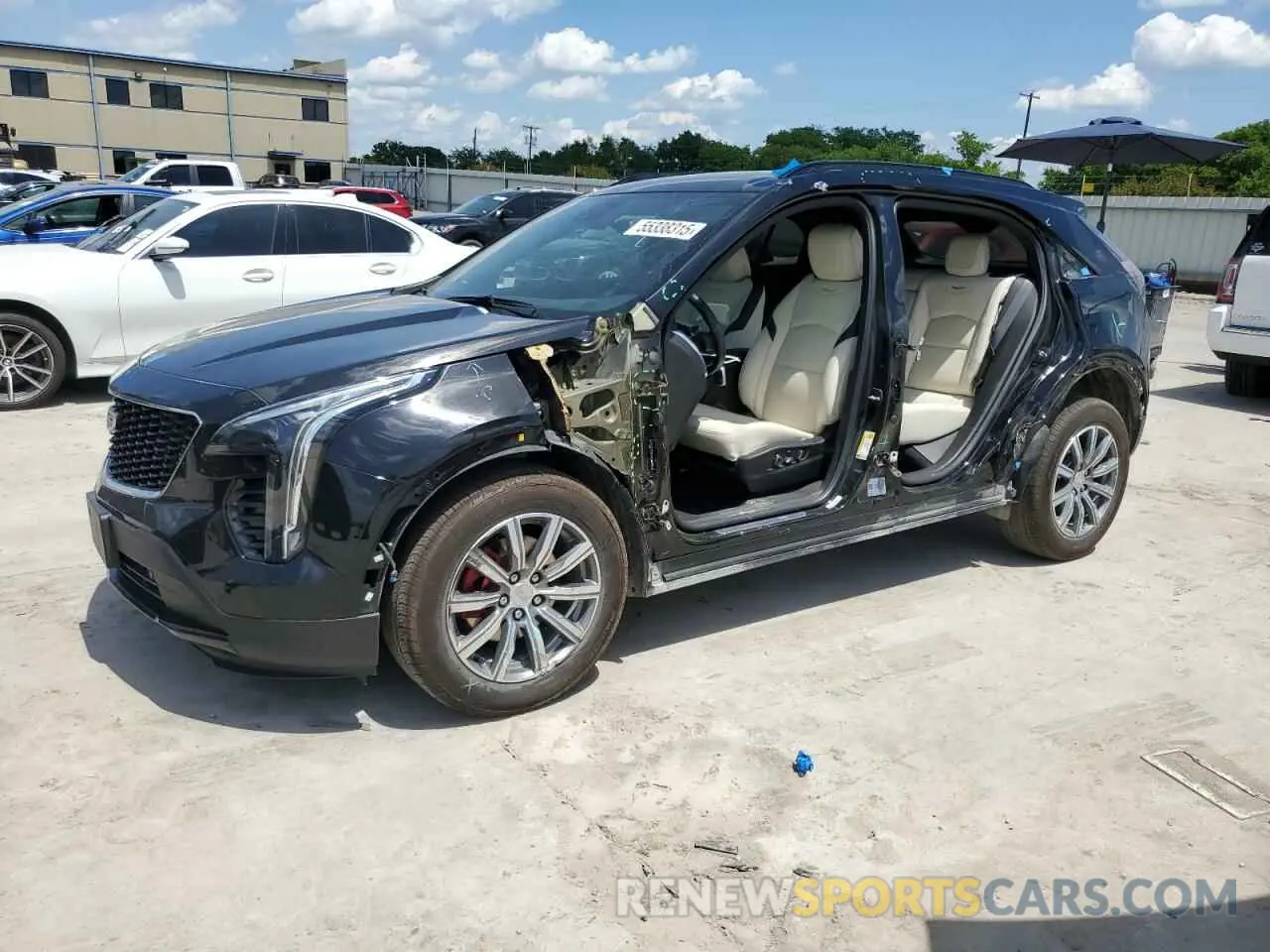 1 Photograph of a damaged car 1GYFZFR43MF054379 CADILLAC XT4 2021