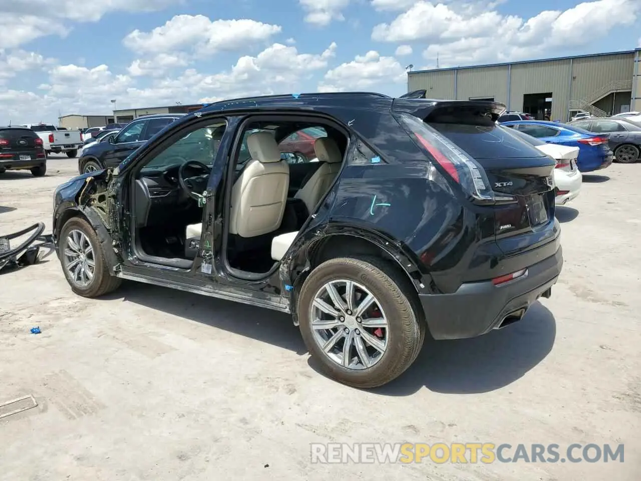 2 Photograph of a damaged car 1GYFZFR43MF054379 CADILLAC XT4 2021