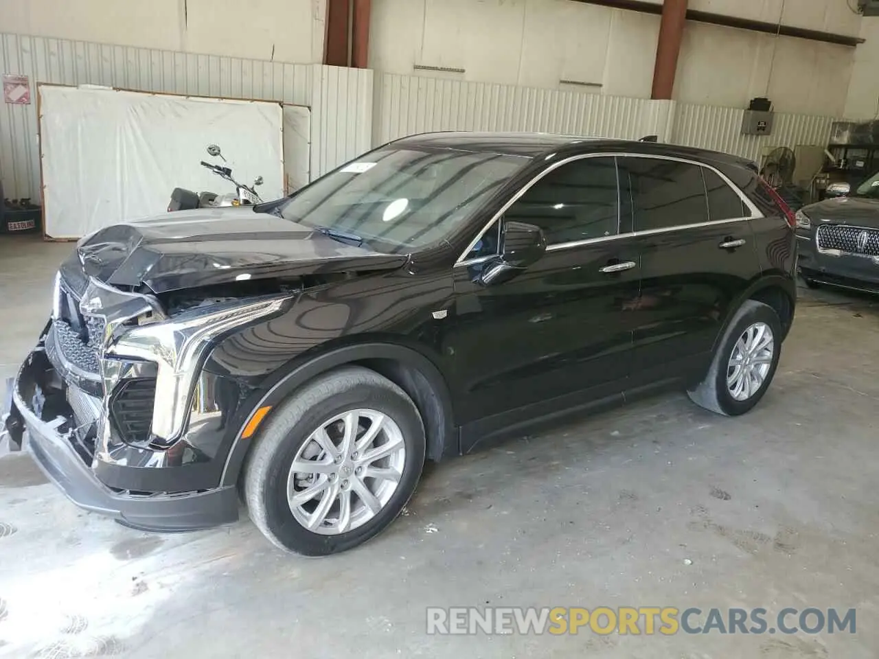 1 Photograph of a damaged car 1GYAZAR45NF124737 CADILLAC XT4 2022