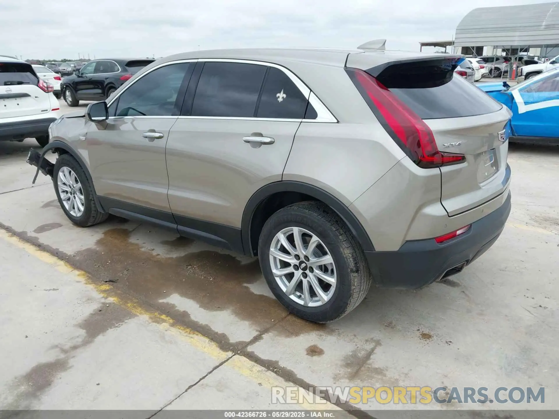 3 Photograph of a damaged car 1GYAZAR46NF169895 CADILLAC XT4 2022