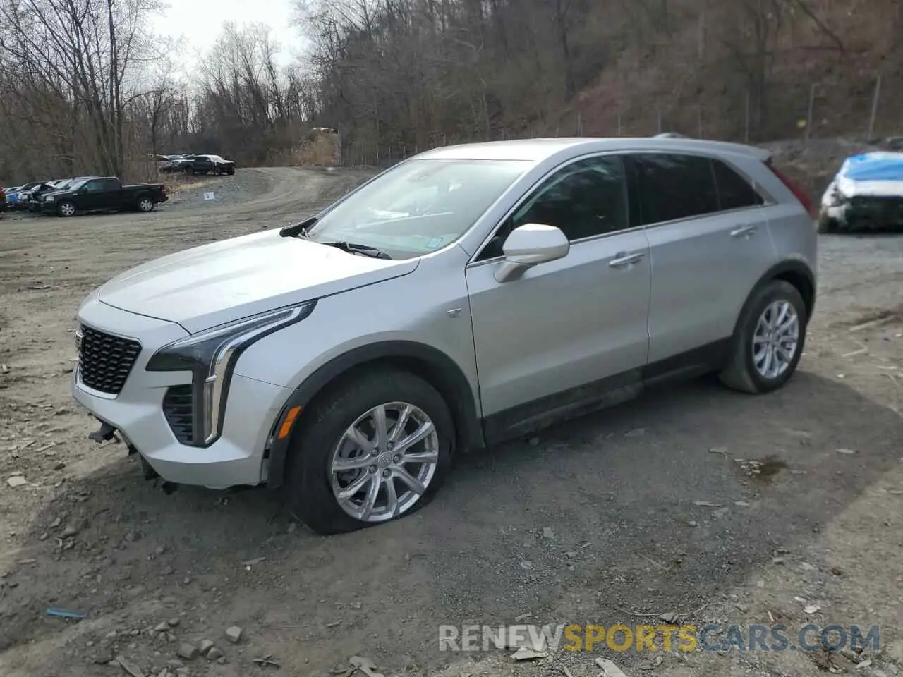 1 Photograph of a damaged car 1GYFZBR46NF144622 CADILLAC XT4 2022