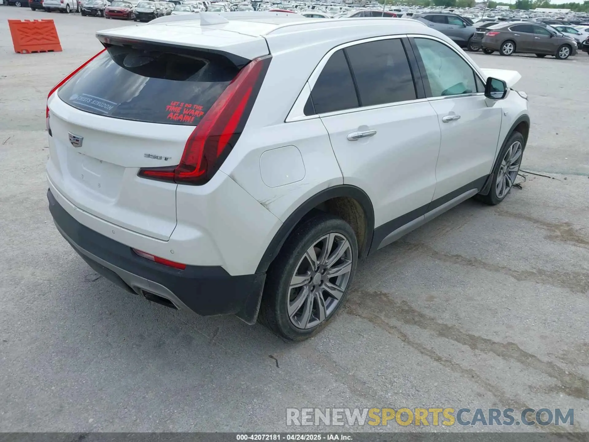 4 Photograph of a damaged car 1GYFZCR44NF144494 CADILLAC XT4 2022