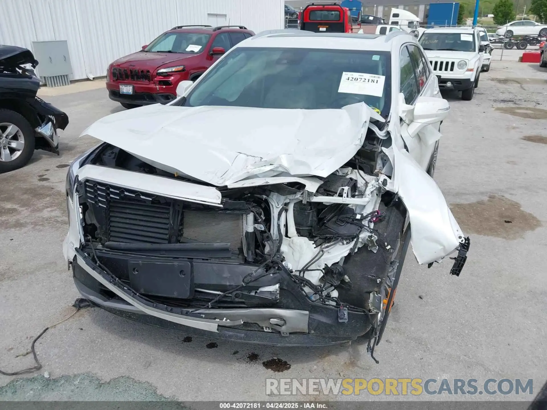 6 Photograph of a damaged car 1GYFZCR44NF144494 CADILLAC XT4 2022