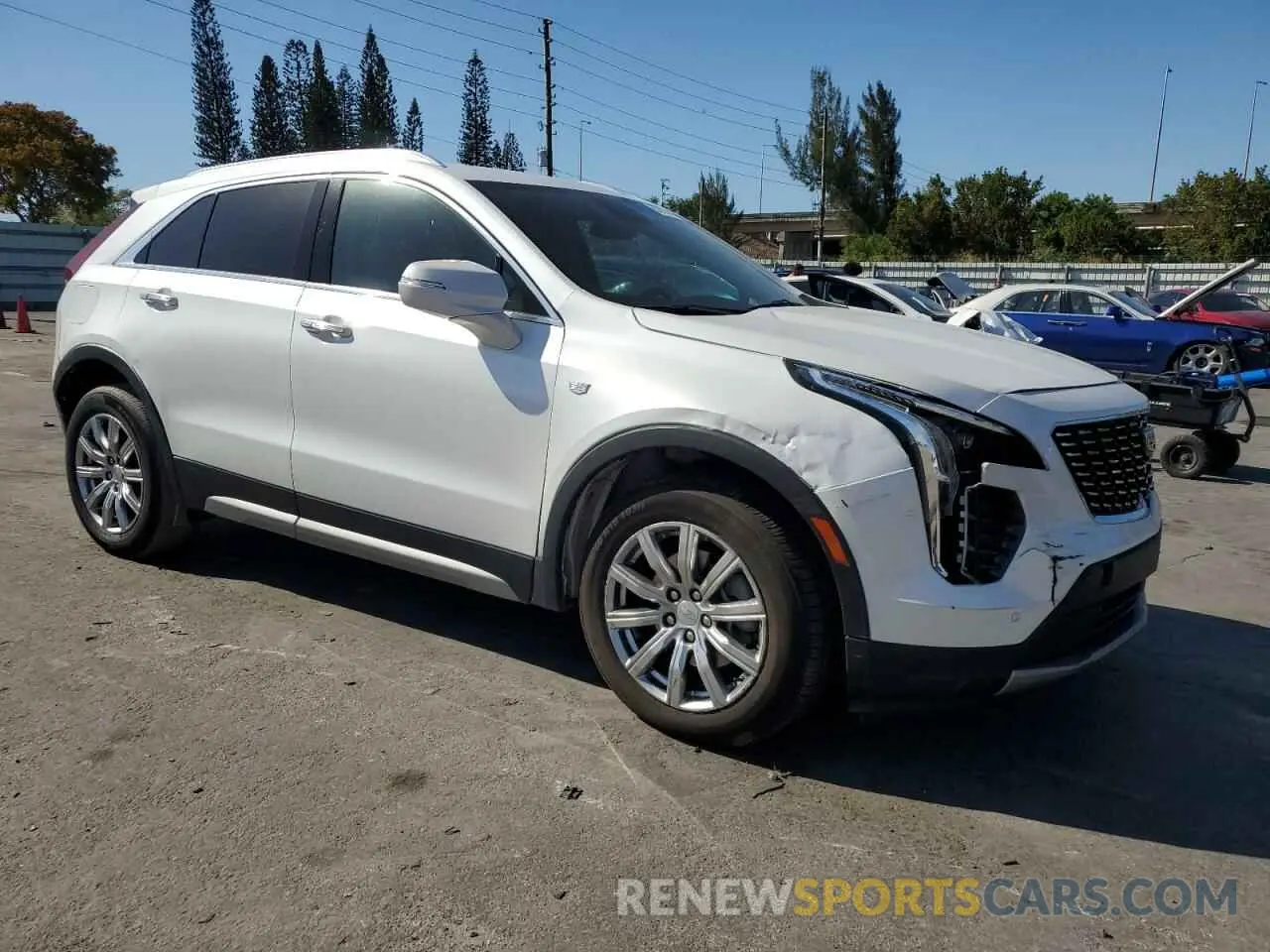 4 Photograph of a damaged car 1GYFZCR45NF100049 CADILLAC XT4 2022