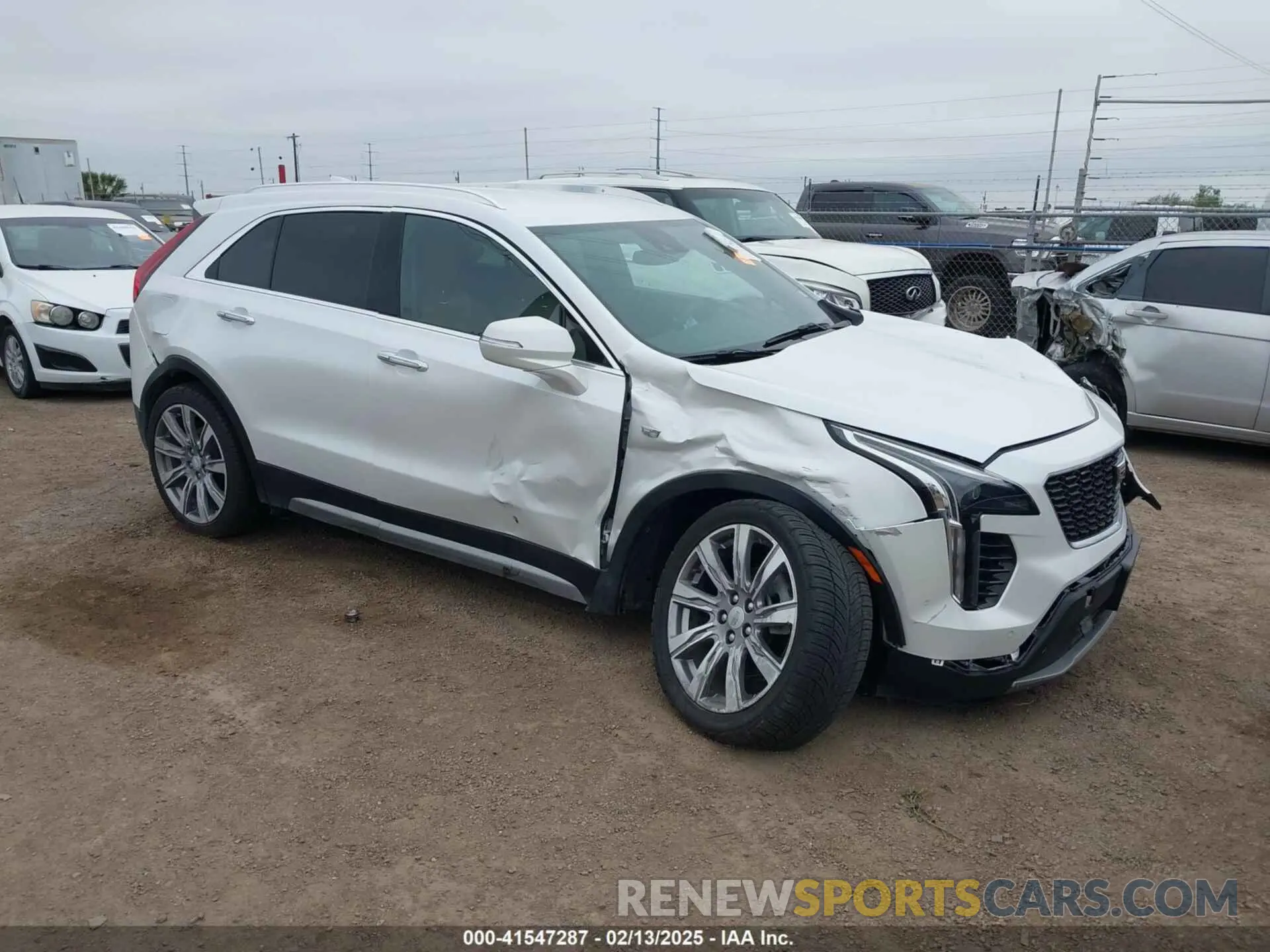 1 Photograph of a damaged car 1GYFZCR47NF110128 CADILLAC XT4 2022