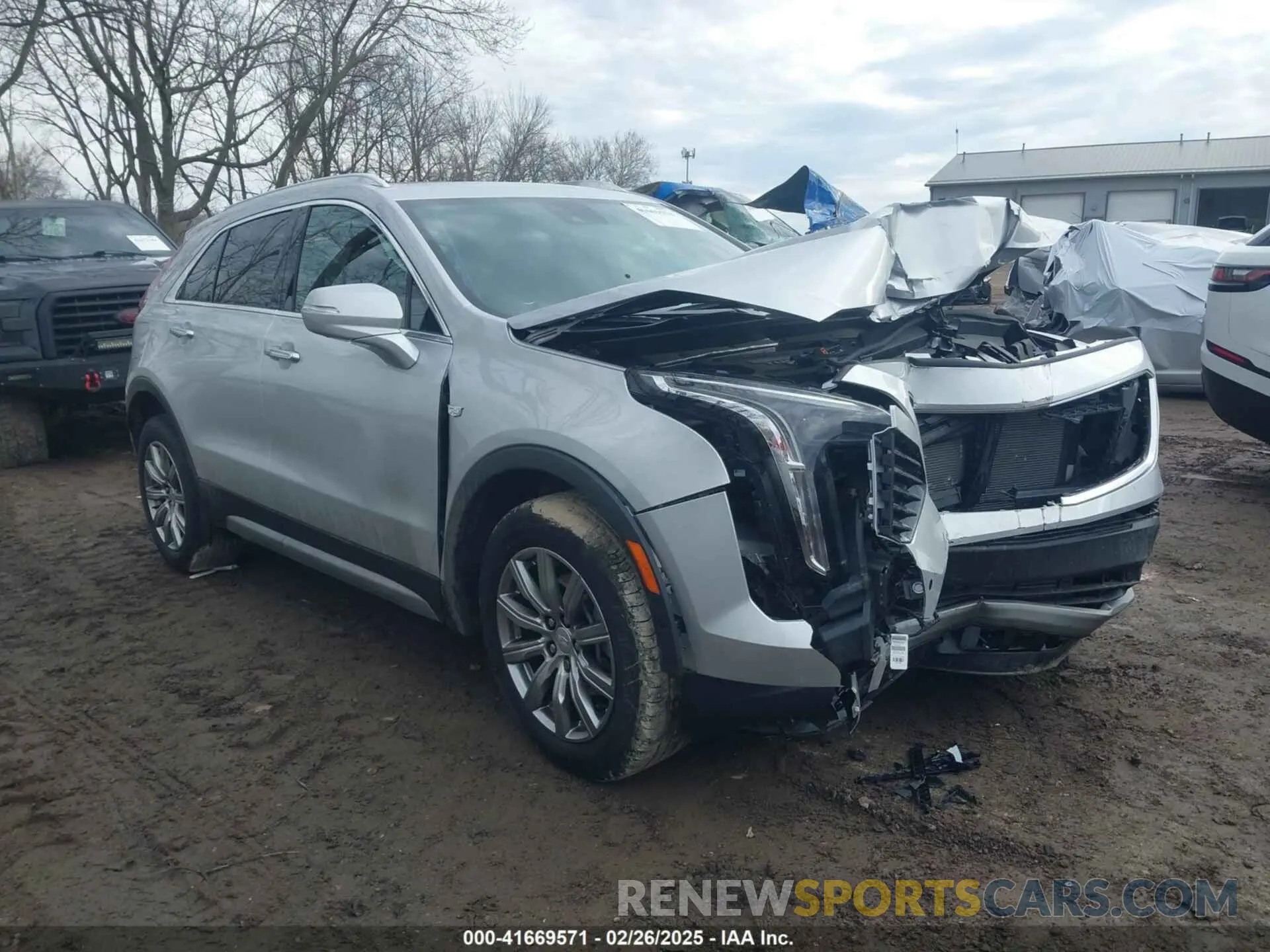 1 Photograph of a damaged car 1GYFZDR43NF152561 CADILLAC XT4 2022