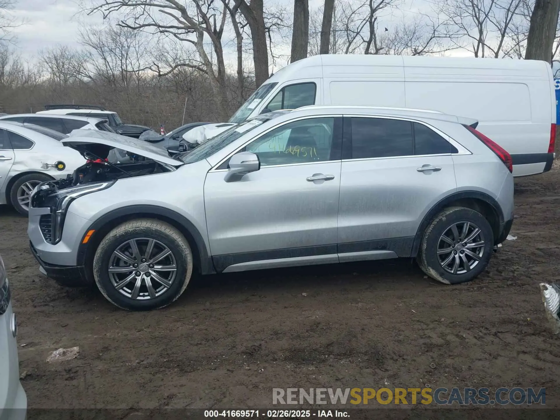14 Photograph of a damaged car 1GYFZDR43NF152561 CADILLAC XT4 2022