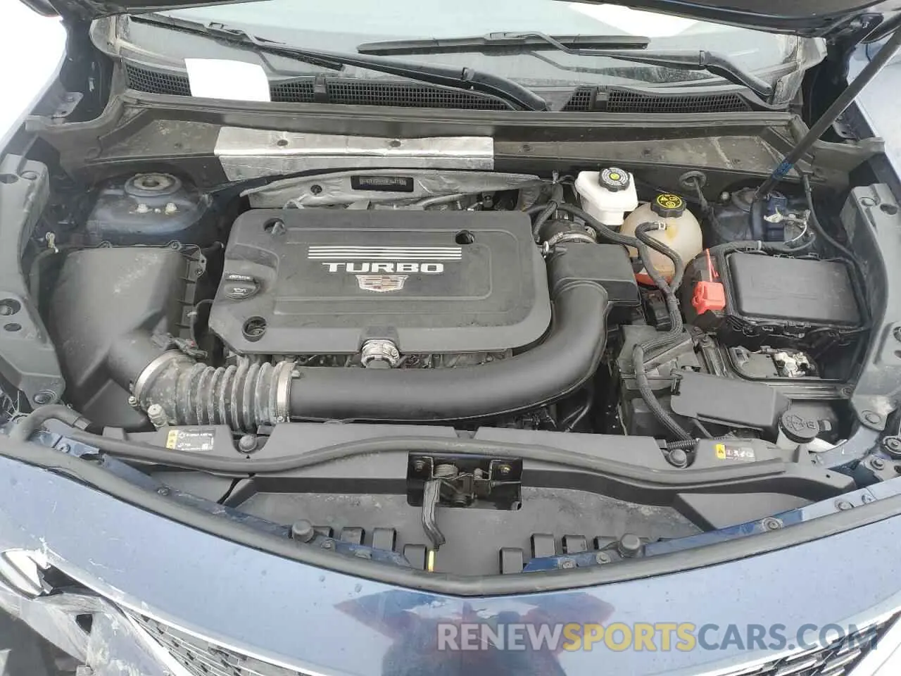 11 Photograph of a damaged car 1GYFZDR45NF153100 CADILLAC XT4 2022