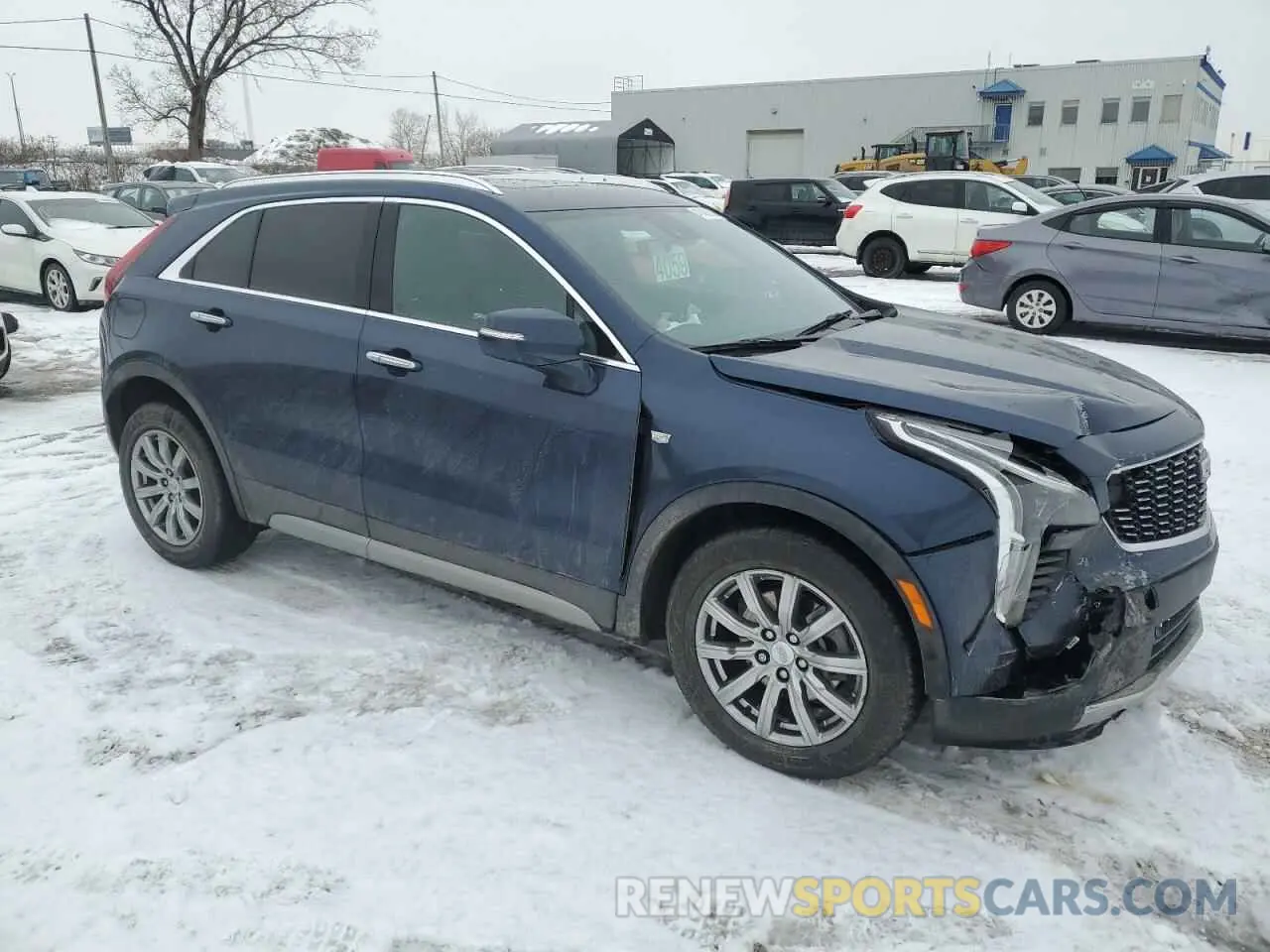 4 Photograph of a damaged car 1GYFZDR45NF153100 CADILLAC XT4 2022