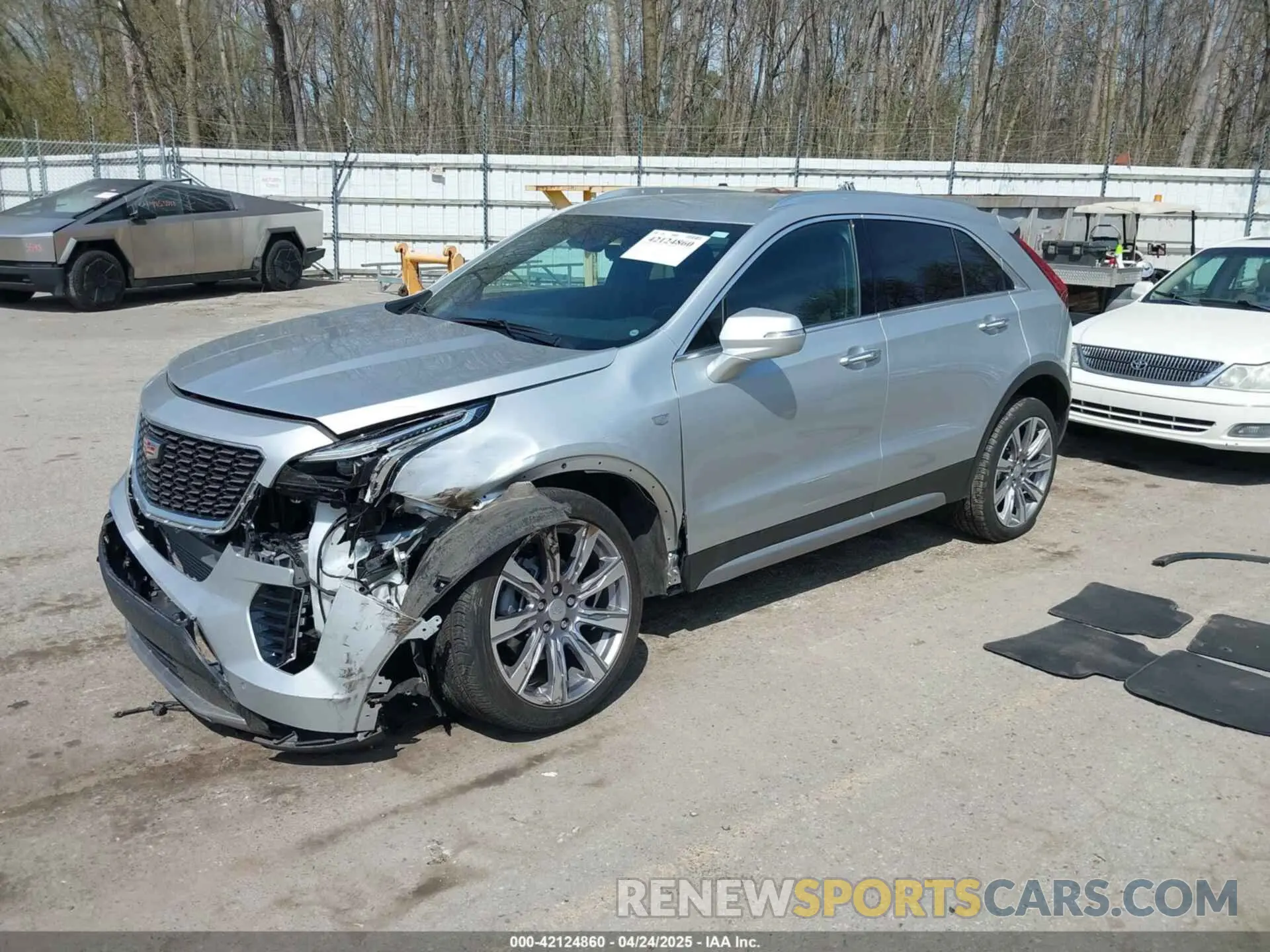 2 Photograph of a damaged car 1GYFZDR47NF157553 CADILLAC XT4 2022