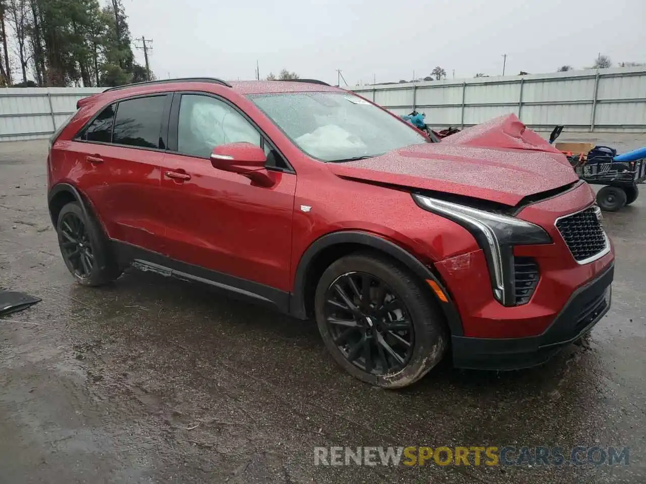 4 Photograph of a damaged car 1GYFZER43NF108145 CADILLAC XT4 2022