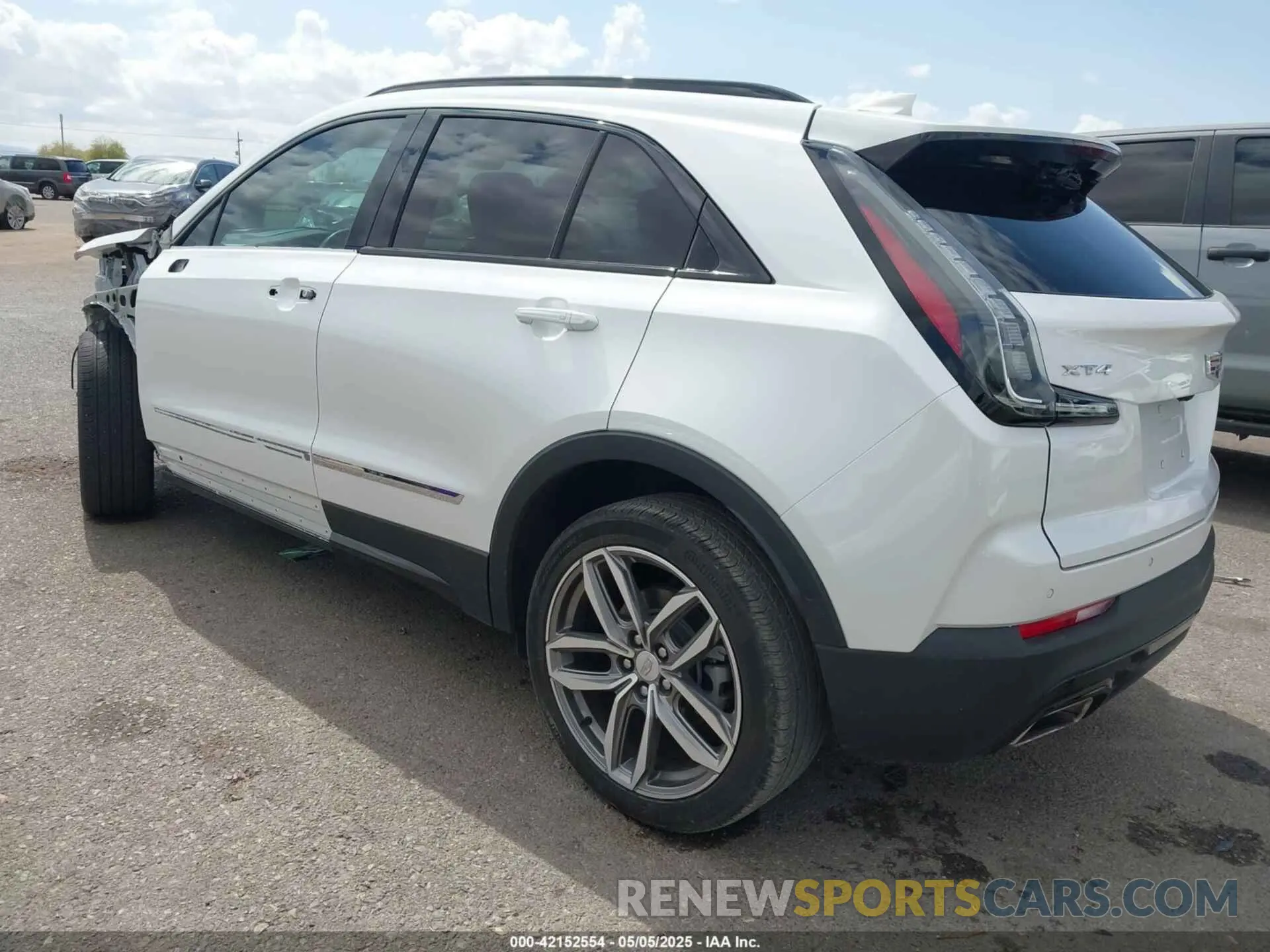 3 Photograph of a damaged car 1GYFZER44NF164899 CADILLAC XT4 2022