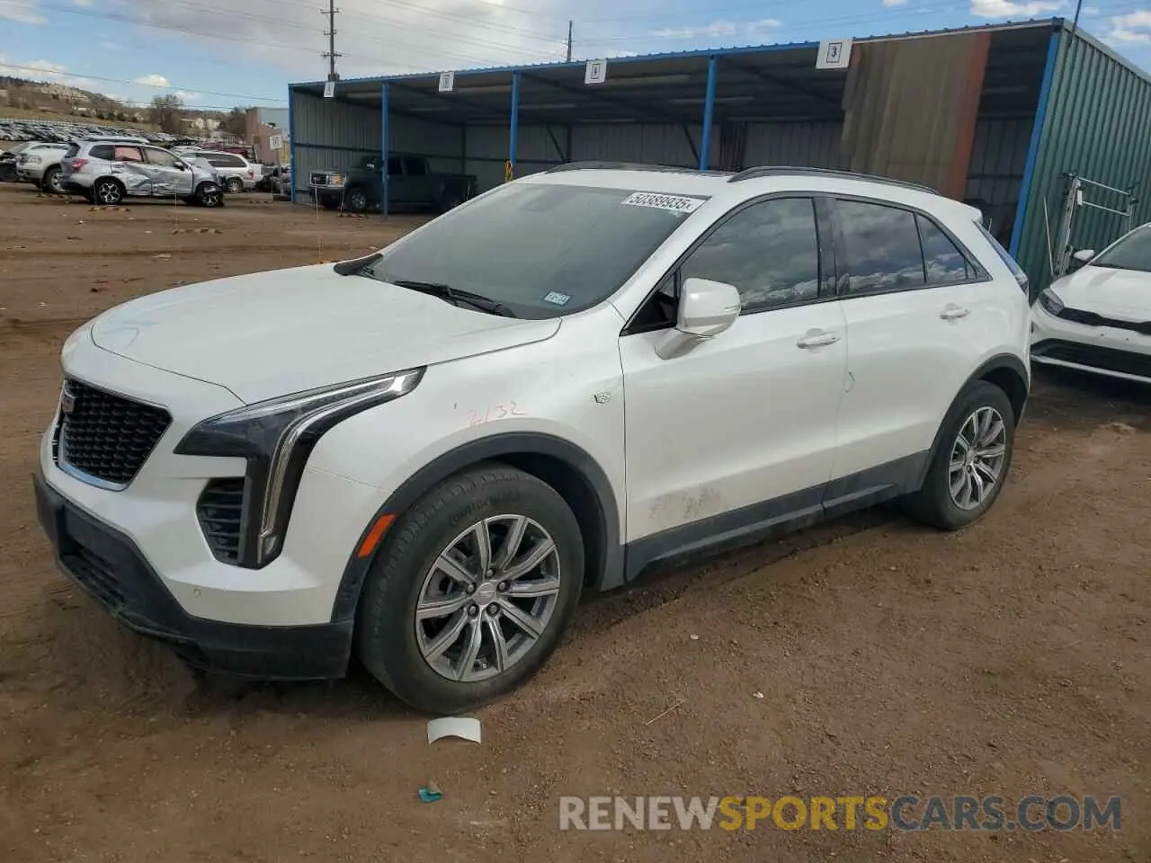 1 Photograph of a damaged car 1GYFZER47NF165920 CADILLAC XT4 2022