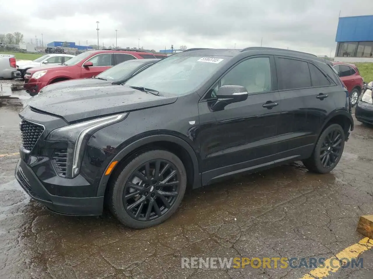 1 Photograph of a damaged car 1GYFZFR46NF170841 CADILLAC XT4 2022