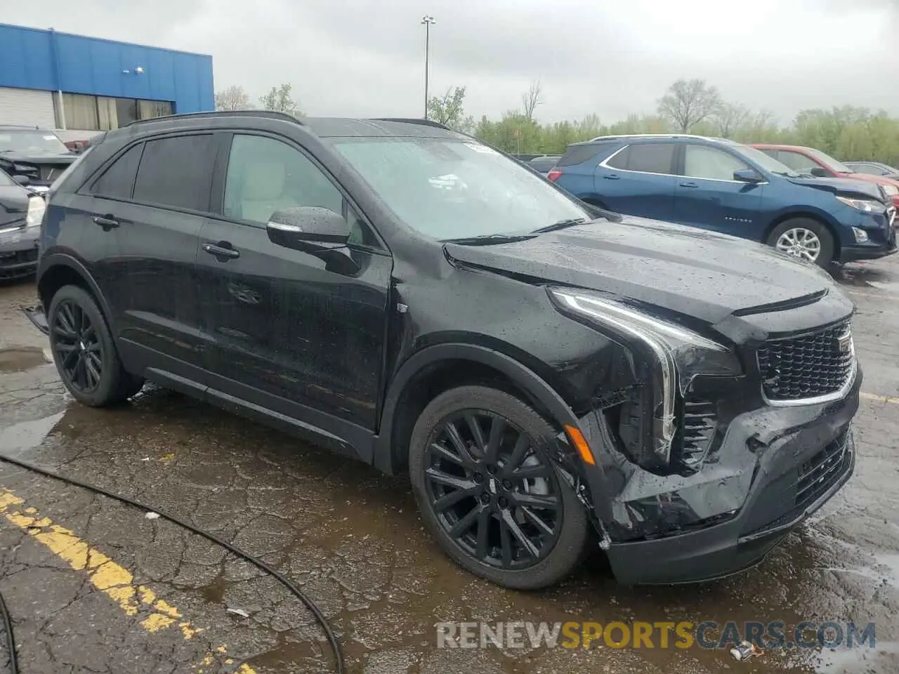 4 Photograph of a damaged car 1GYFZFR46NF170841 CADILLAC XT4 2022