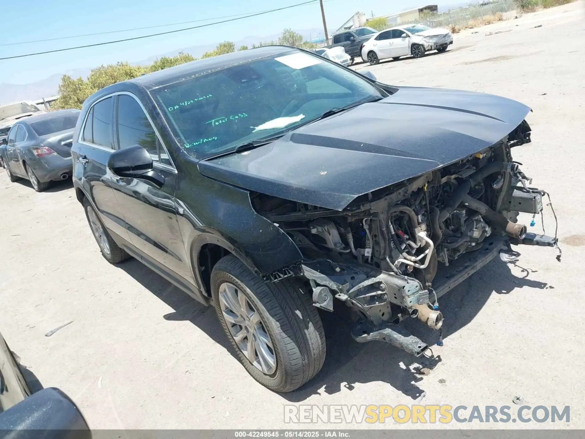 1 Photograph of a damaged car 1GYAZAR45PF110520 CADILLAC XT4 2023